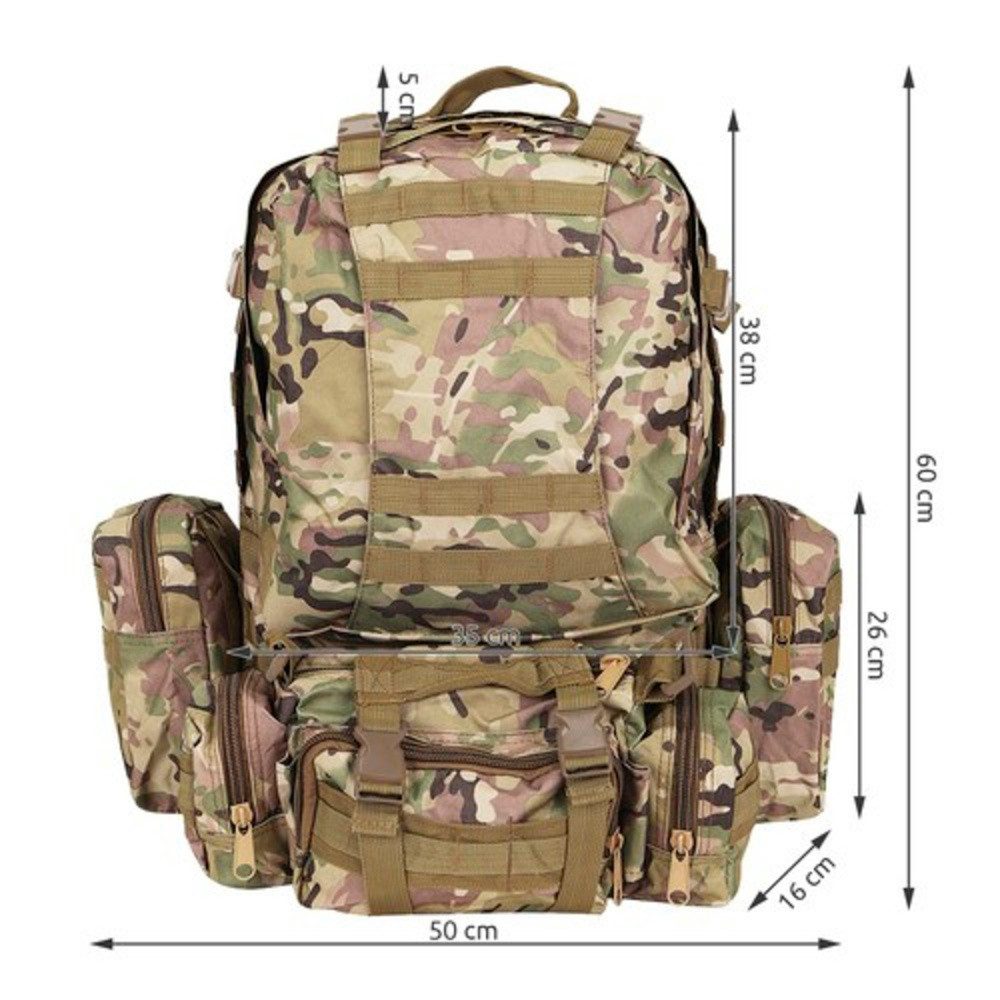 Trizand Reiserucksack Militärrucksack Touristenrucksack (Set, 1-tlg., abneh günstig online kaufen
