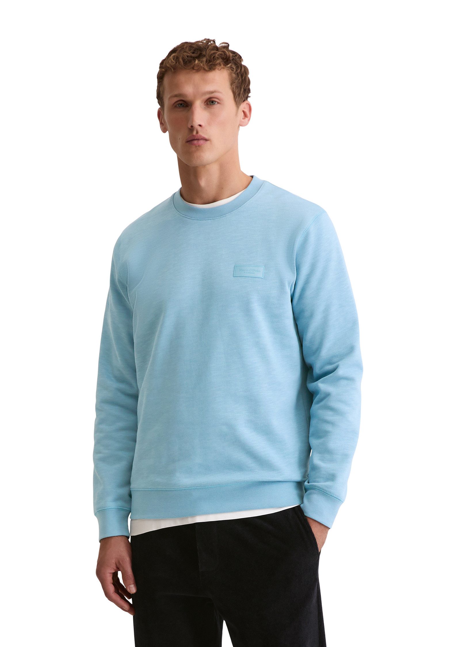 Marc O'Polo Sweatshirt aus weichem Bio-Baumwoll-Sweat