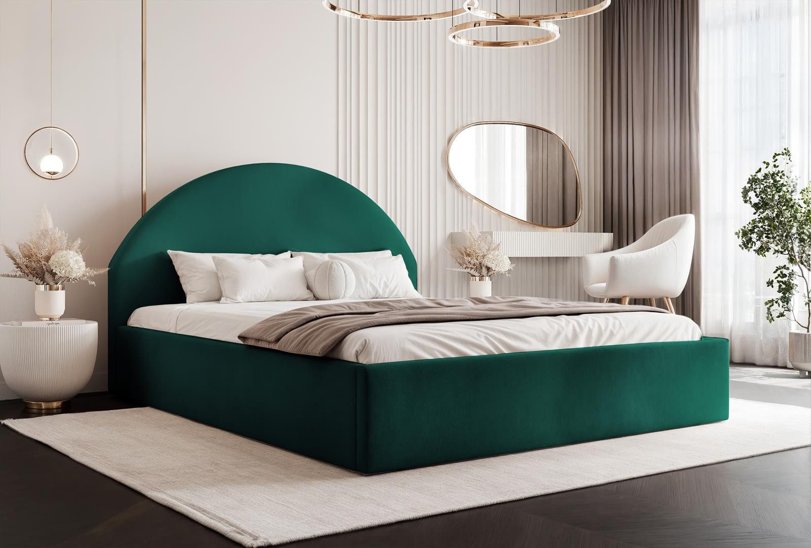 Compleo Polsterbett Designer Polterbett CLARA, mit günstig online kaufen