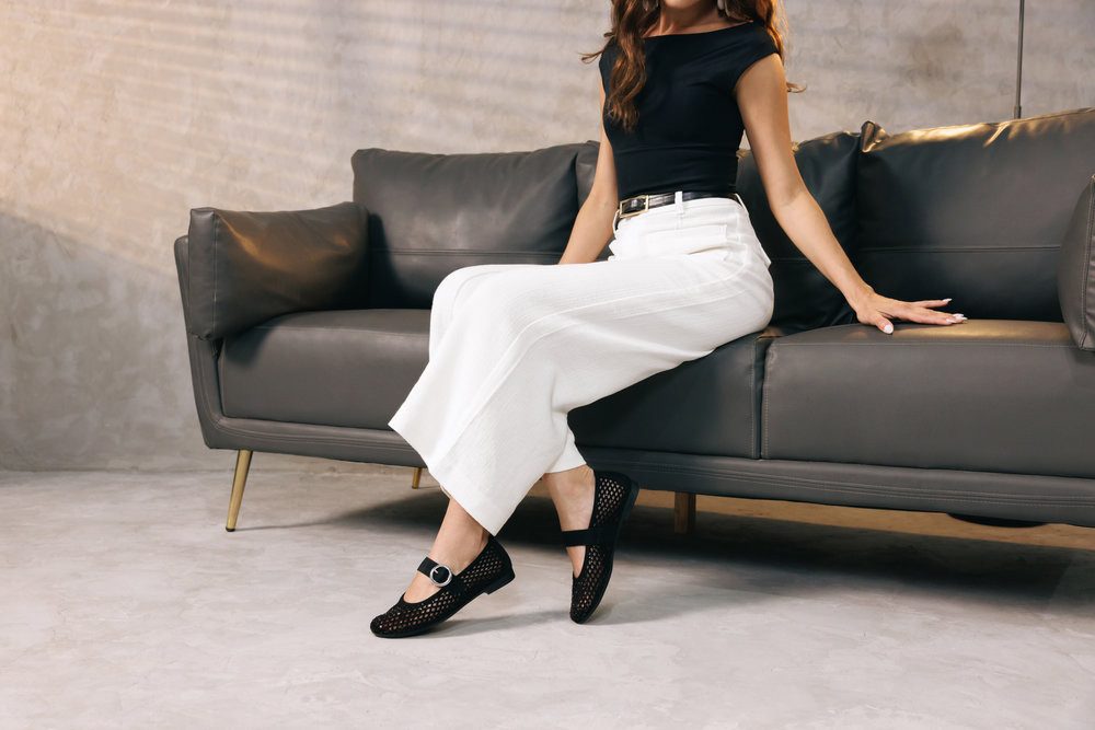 Remonte Riemchenballerina Loafer, Sommerschuh mit Glitzersteine und Klettverschluss