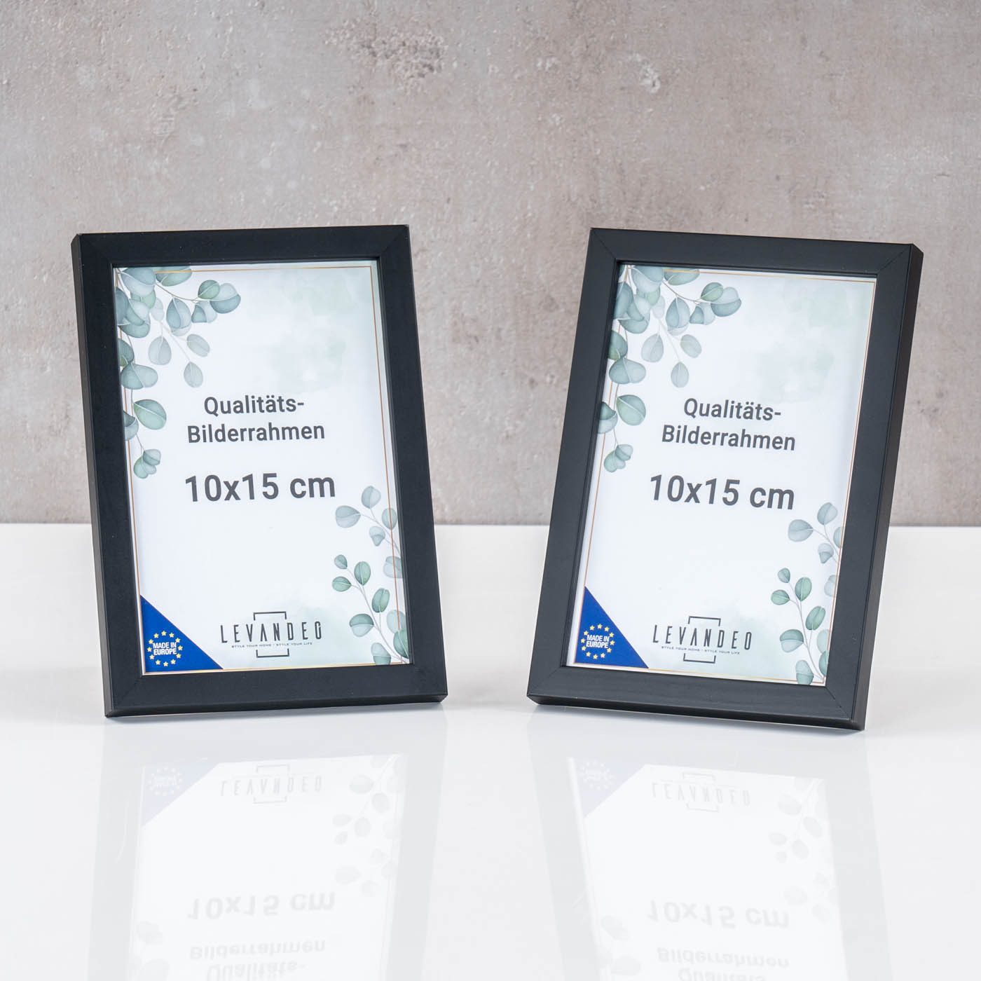 Levandeo® Bilderrahmen, 10er Set Bilderrahmen Echtholz günstig online kaufen