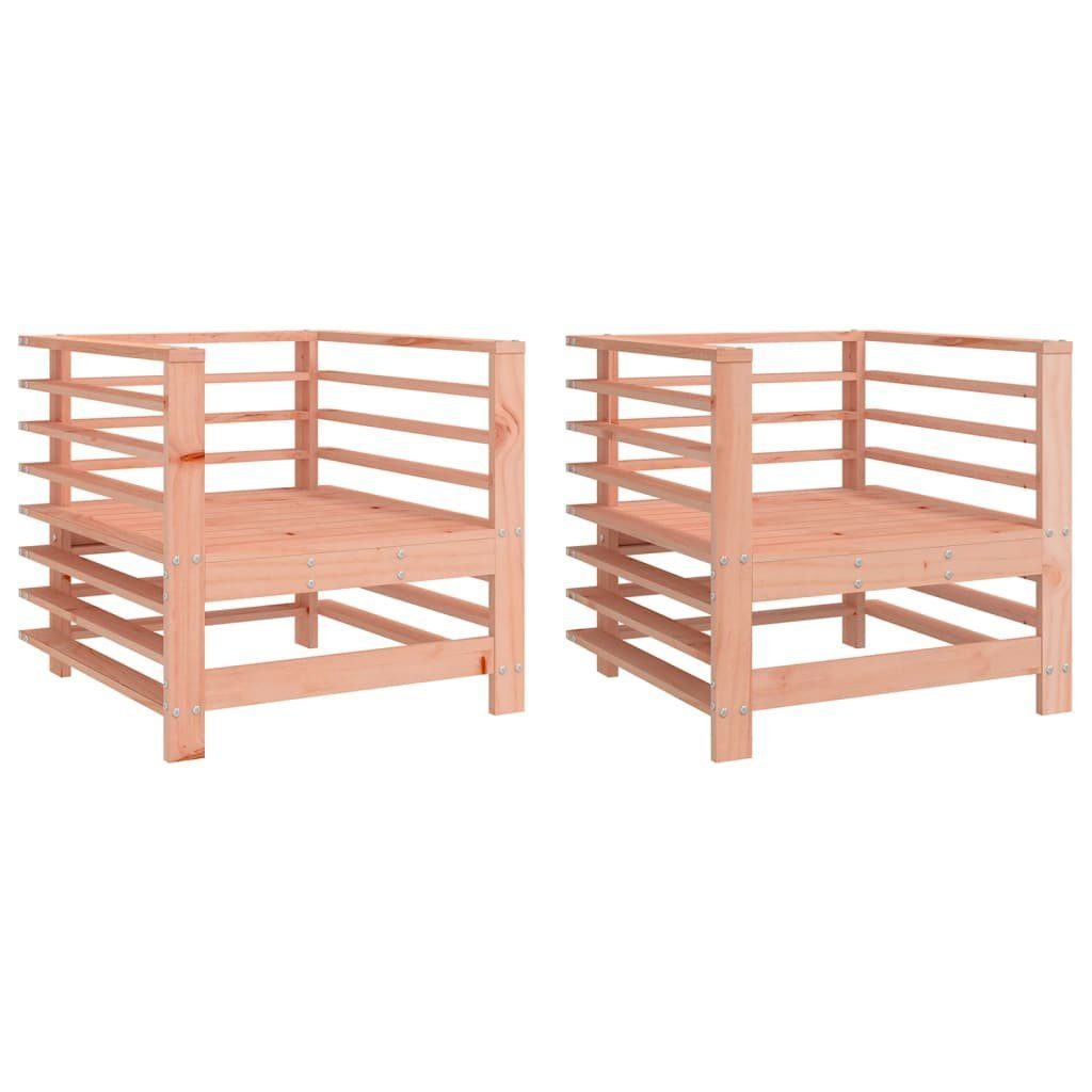 vidaXL Sofaelement Gartenstühle 2 Stk. Massivholz günstig online kaufen