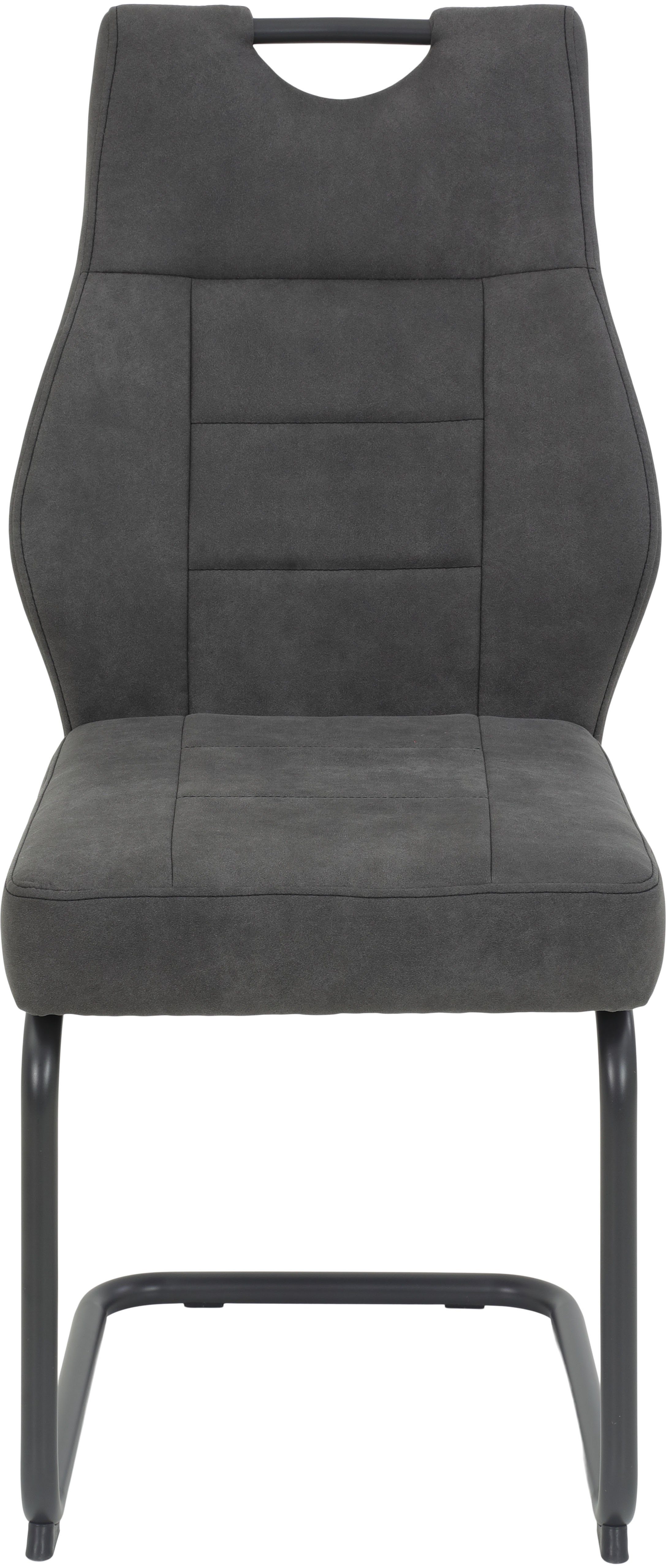 HELA Esszimmerstuhl Linda S Schwingstuhl (Set, 4 St), mit Taschenfederkern Sitz, mit 140KG belastbar, Freischwinger – Bild 4 von 5