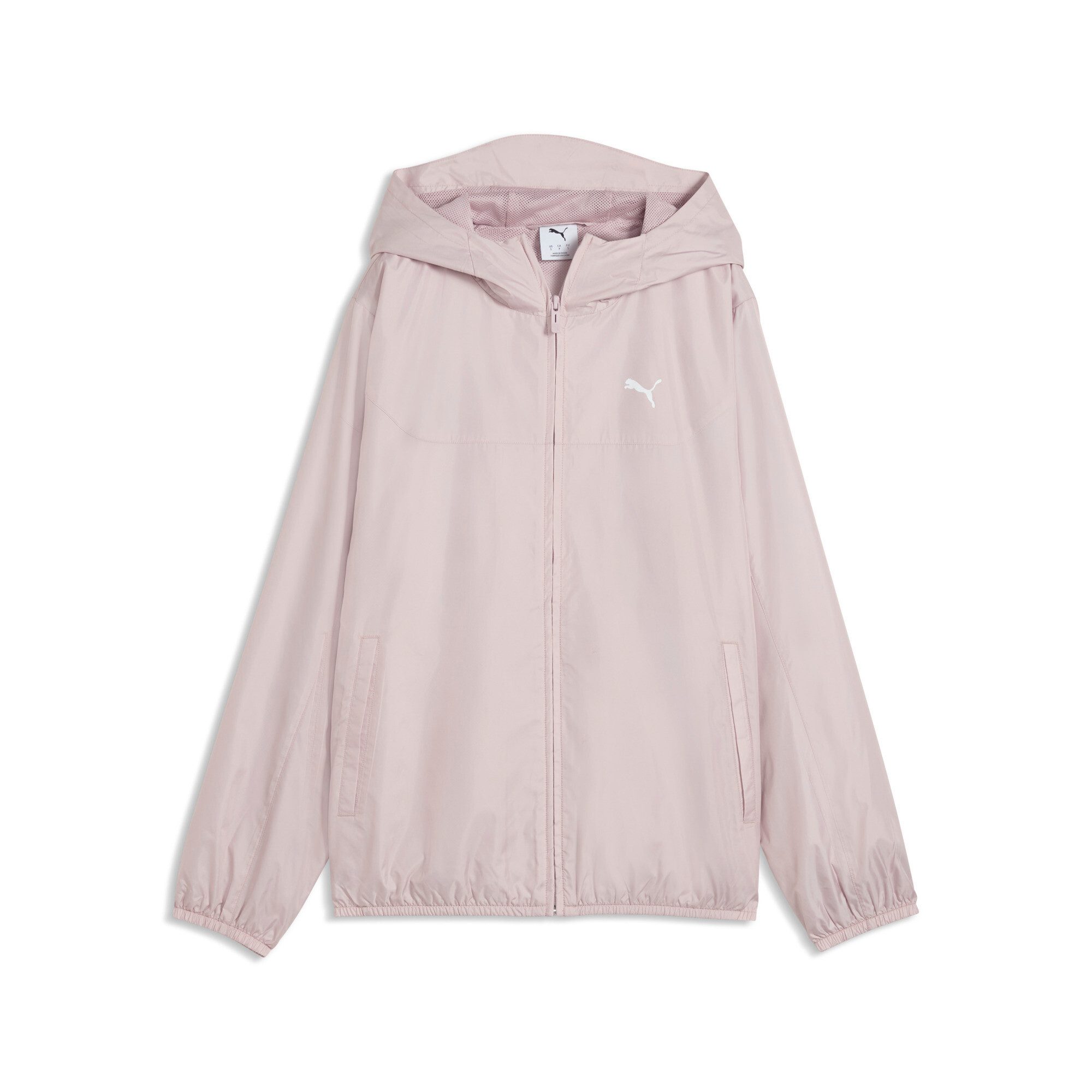 PUMA Windbreaker ESS REGULAR WINDBREAKER mit Gummiprint-Logo, mit Kapuze, mit elastischen Bündchen und Saum