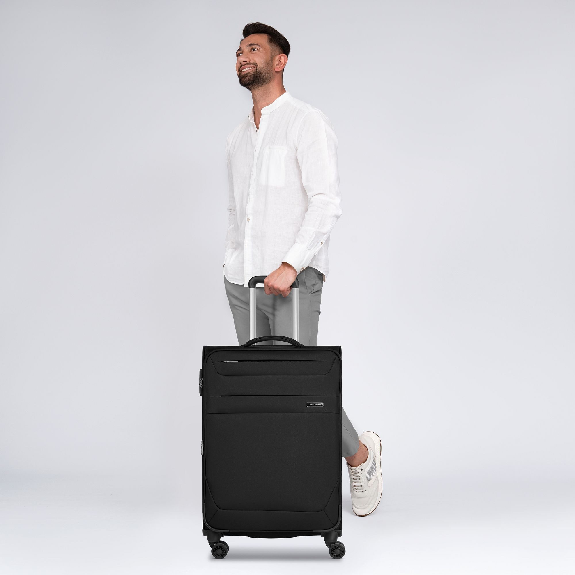 WORLDPACK Weichgepäck-Trolley Chicago, 4 Rollen, Polyester