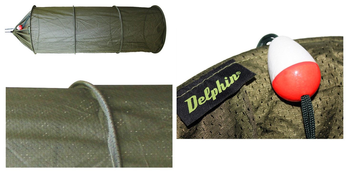 Delphin.sk Kescher Setzkescher LUX 80cm bis 120cm - 4 Größen - Angeln - Köder (1-St), Mit Schwimmer
