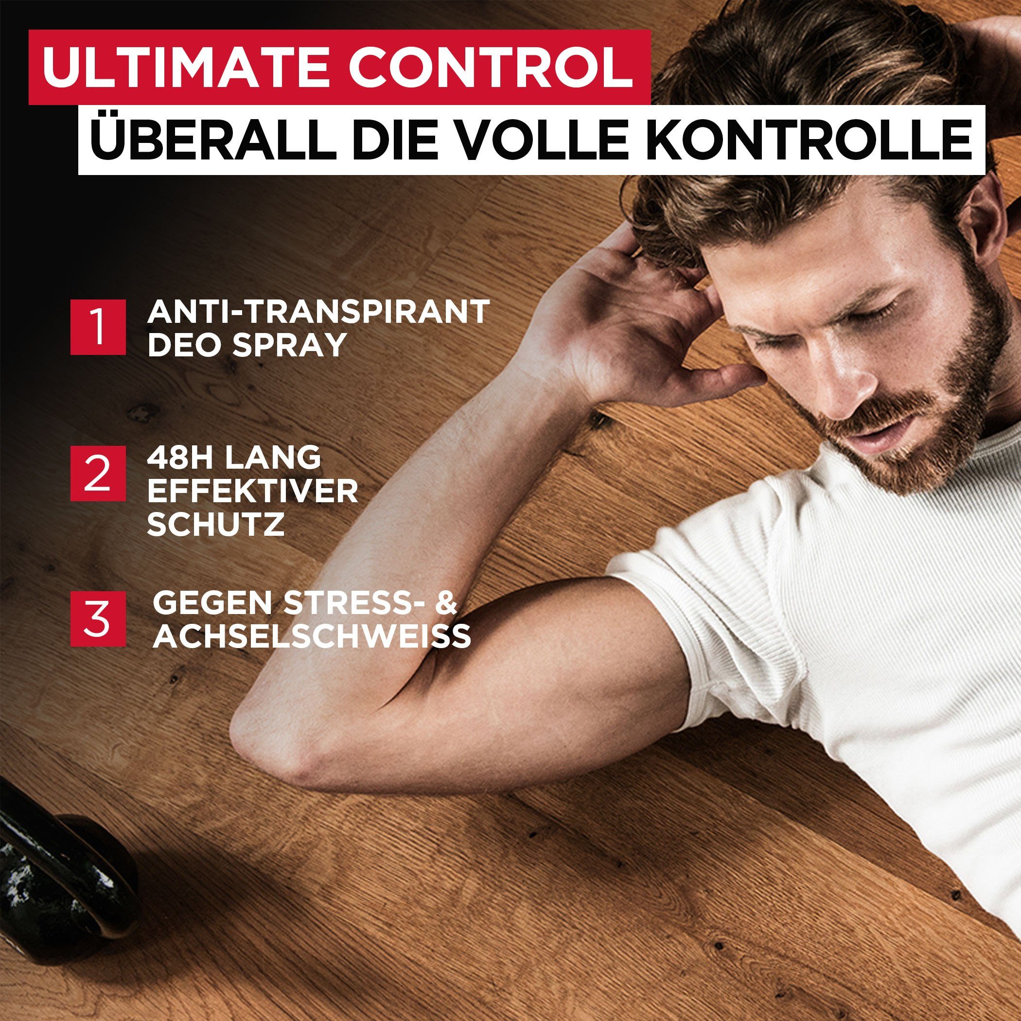 L'ORÉAL PARIS 48h, Deo-Spray Packung, Spray 6-tlg. MEN Ultimate EXPERT Deo Control