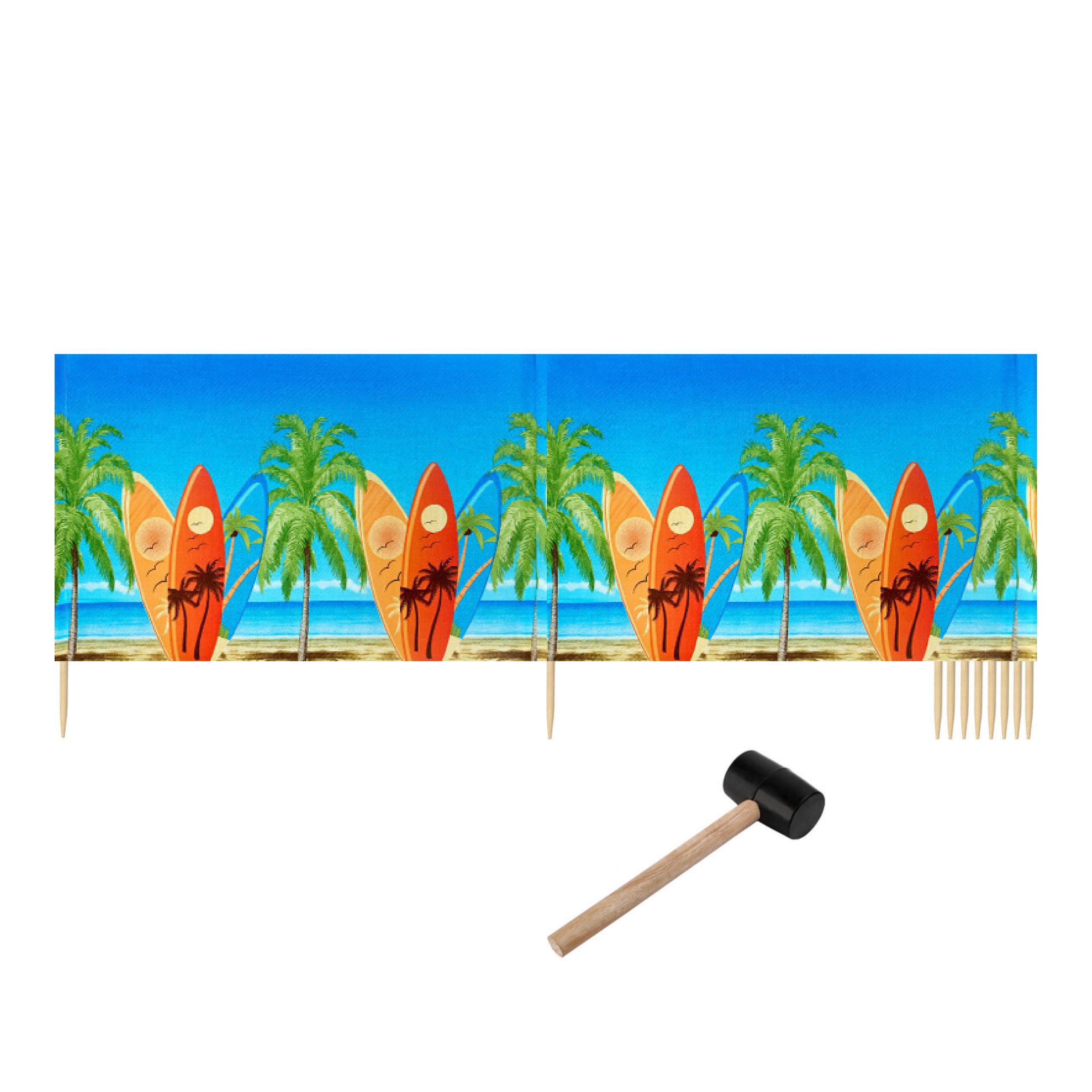 Ladeheid Windschutz Strand Sichtschutz 15m Garten Meer LAEX001