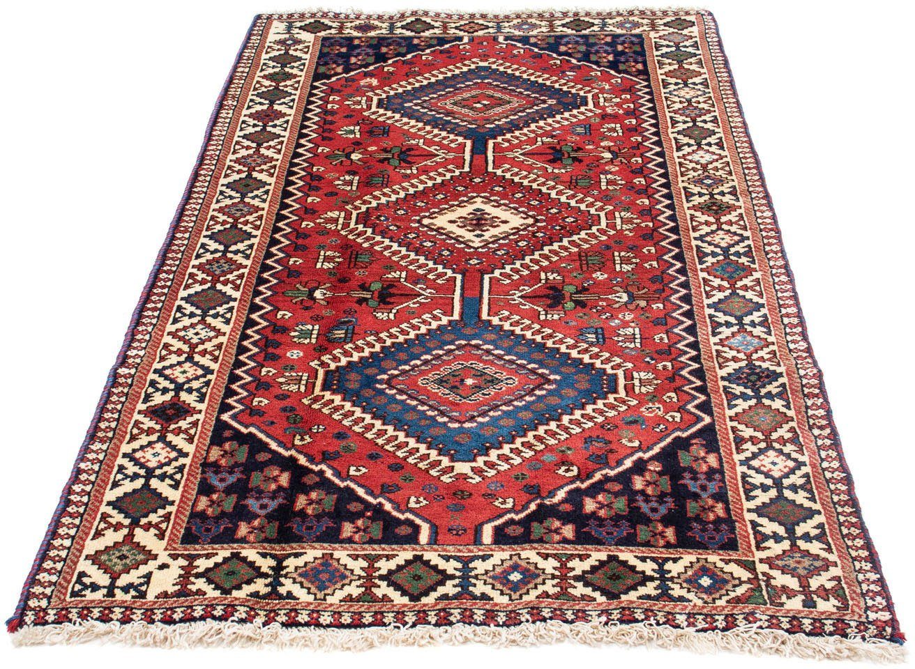 Wollteppich Senneh Stark Gemustert Beige 300 x 197 cm, morgenland, rechteckig, Höhe: 10 mm, Unikat mit Zertifikat