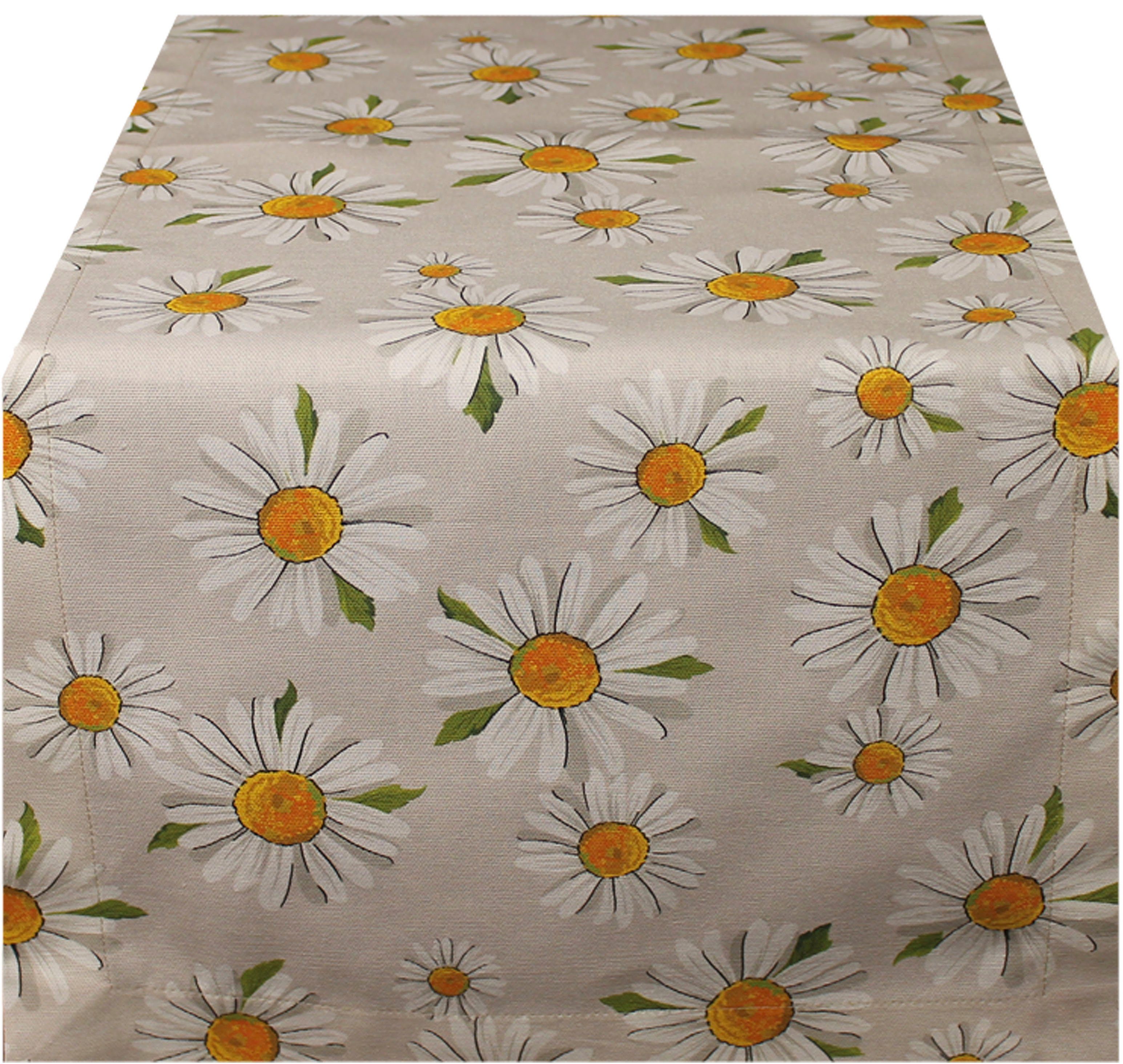 Frühjahrsdeko, Sommer - HOSSNER Daisies HOMECOLLECTION Tischläufer (1-tlg),