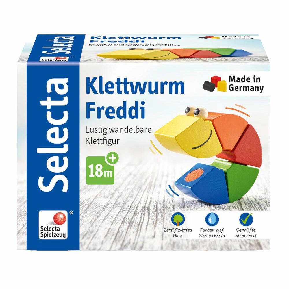 Selecta Greifspielzeug Klettwurm Freddi
