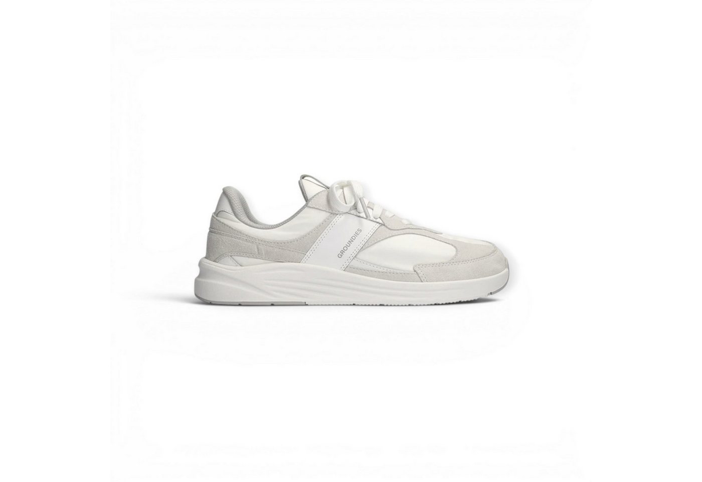 GROUNDIES Starlite 2.0 (Zero Drop, anatomisch Zehenbox) weiss/grau Herren Sneaker