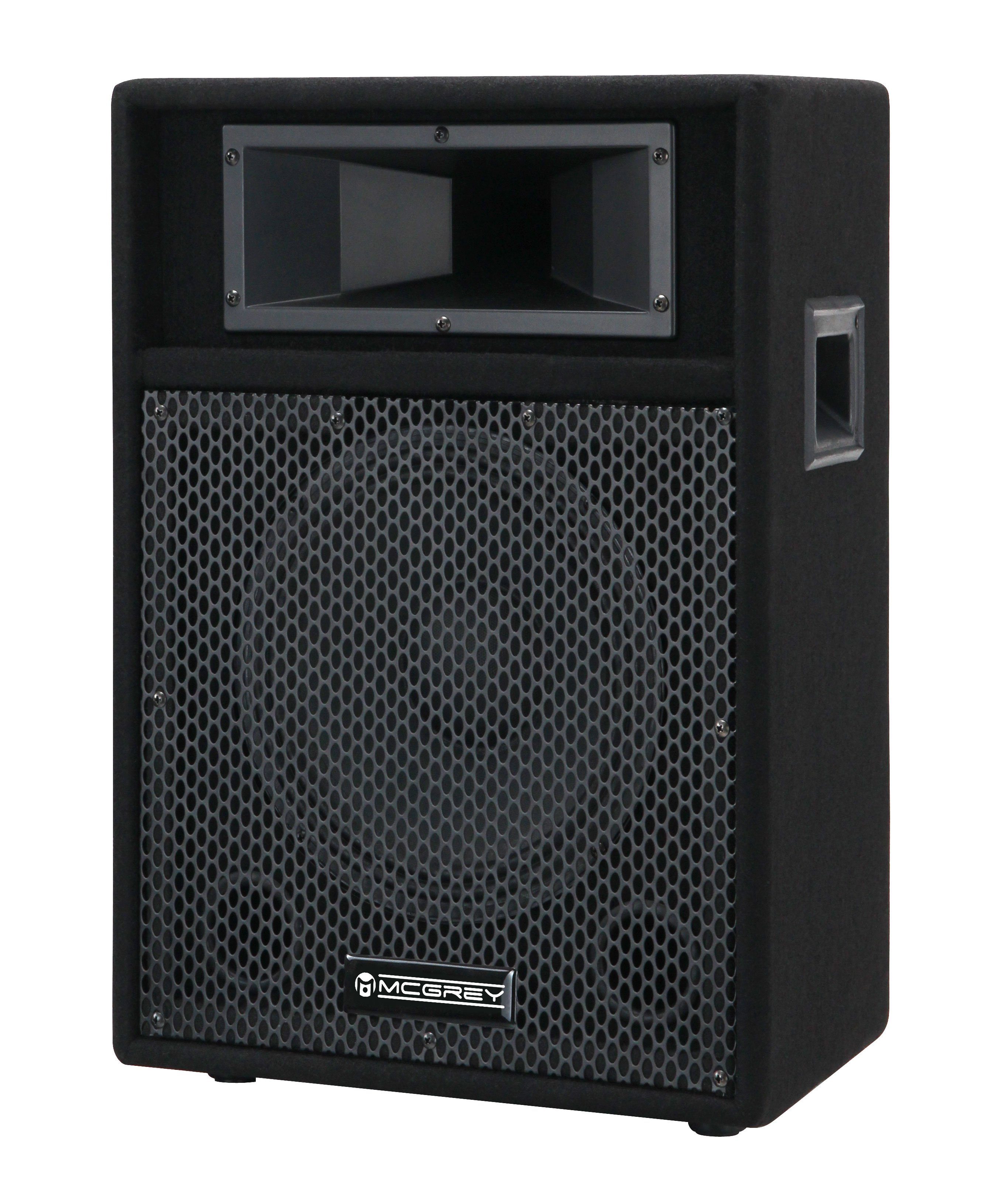 McGrey Powerstage-2800 PA Komplett-Anlage 2x 10'' Boxen und 2x 15'' Subwoofer Party-Lautsprecher (N/A, 700 W, Party Lautsprecher Set inkl. Endstufe)