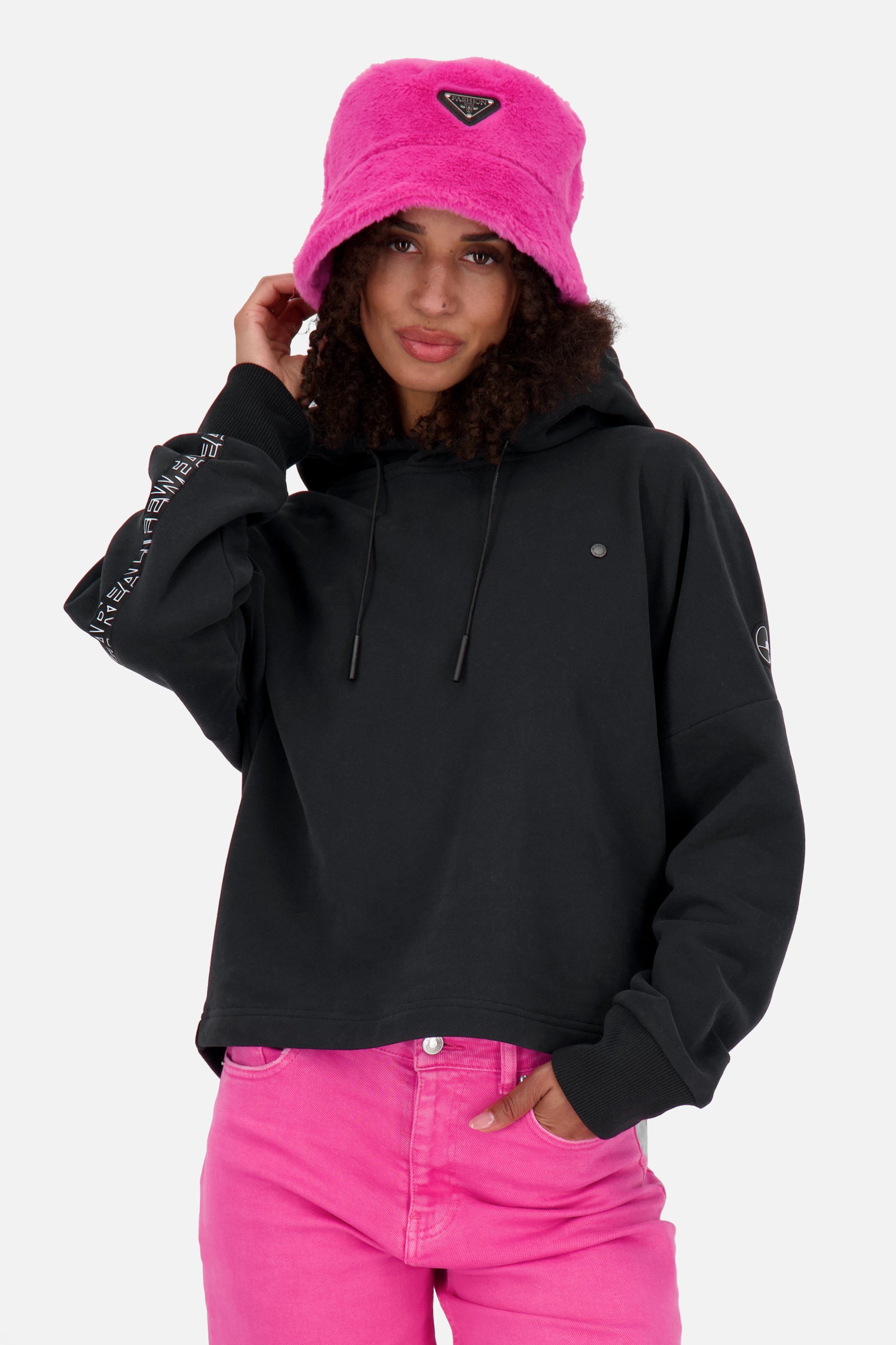 Alife & Kickin Kapuzensweatshirt MinaAK A Sweat Damen Kapuzensweatshirt, Sweatshirt moonless