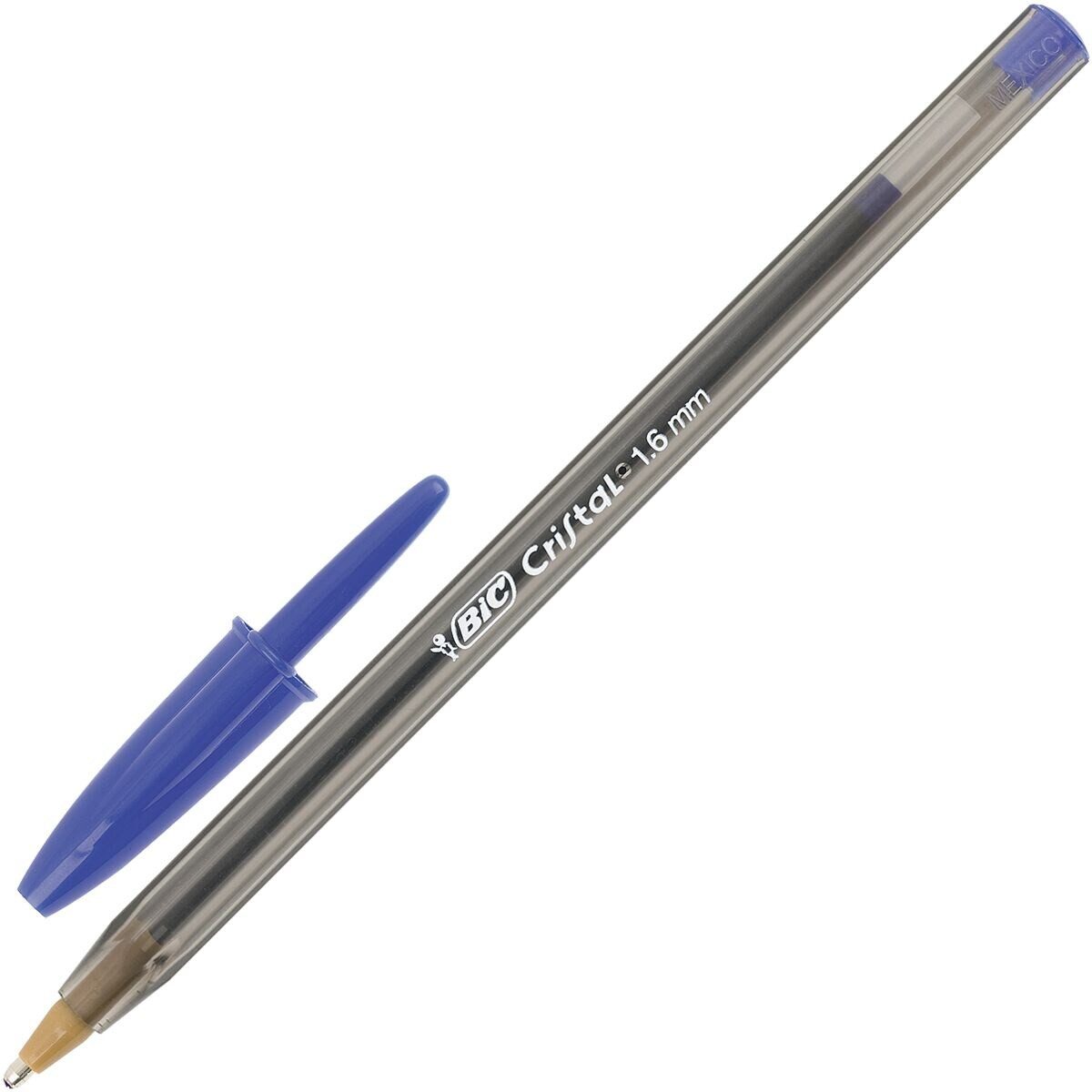 BIC Kugelschreiber Cristal Large, (50-tlg), Großpack, Strichstärke 0,6 mm