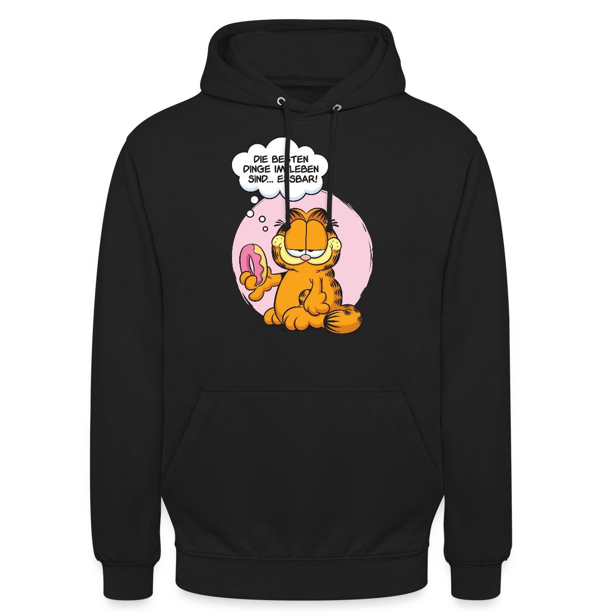 Spreadshirt Hoodie Garfield Die Besten Dinge Im Leben Sind Essbar Unisex Hoodie (1-tlg)