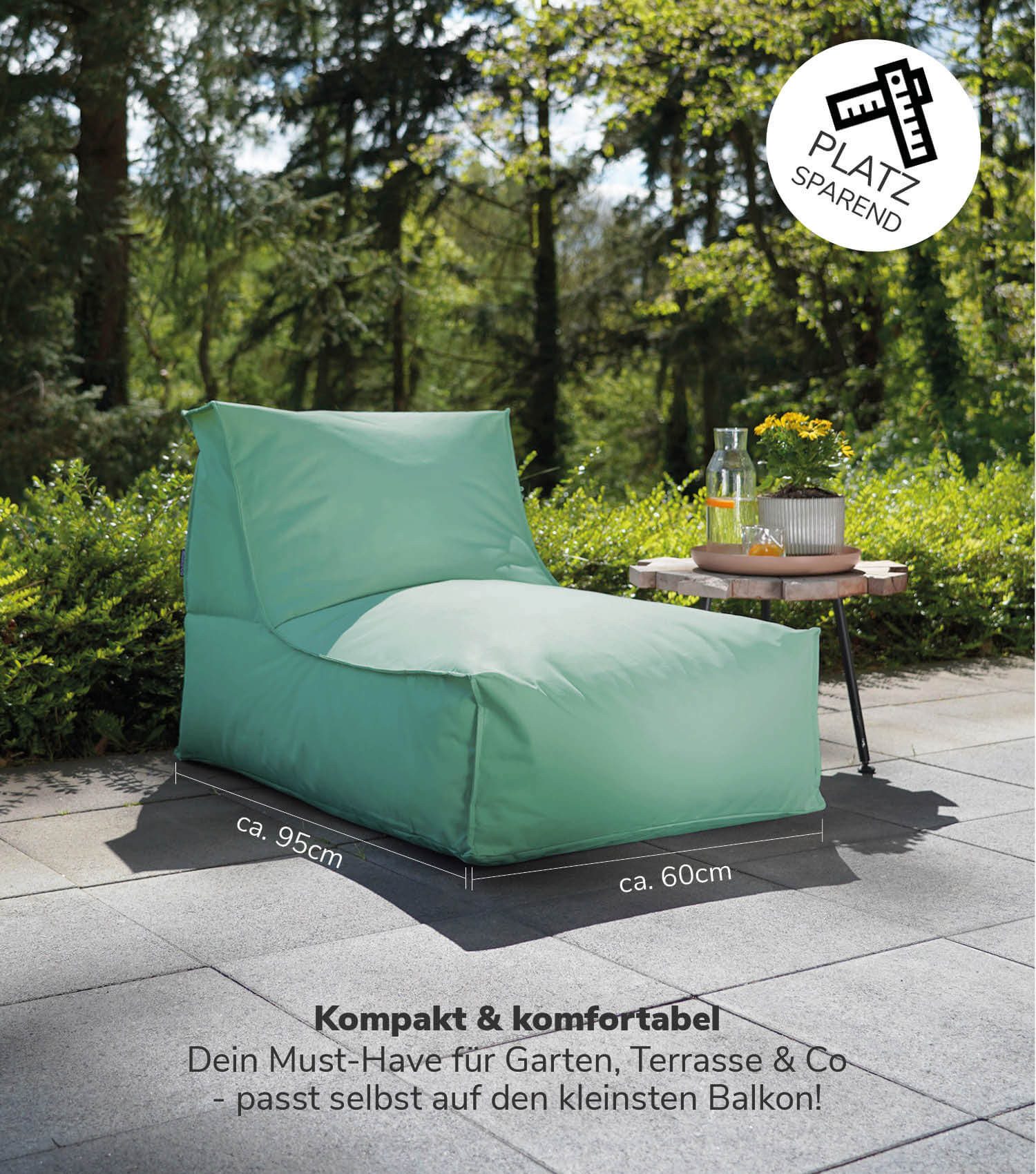 mokebo Sitzsack Der Sundowner (mit Hocker), günstig online kaufen