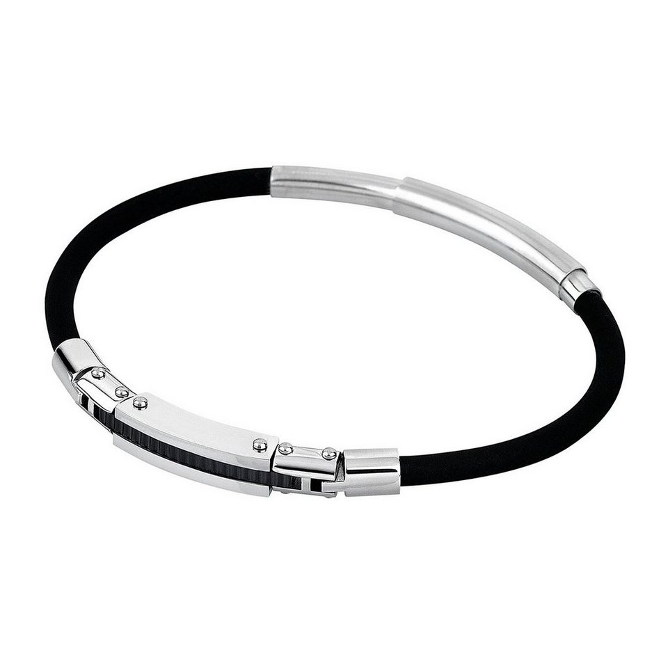 Lotus Style Edelstahlarmband Lotus Style Armband schwarz LS1733-2/2  (Armband), Armbänder für Herren Edelstahl (Stainless Steel)