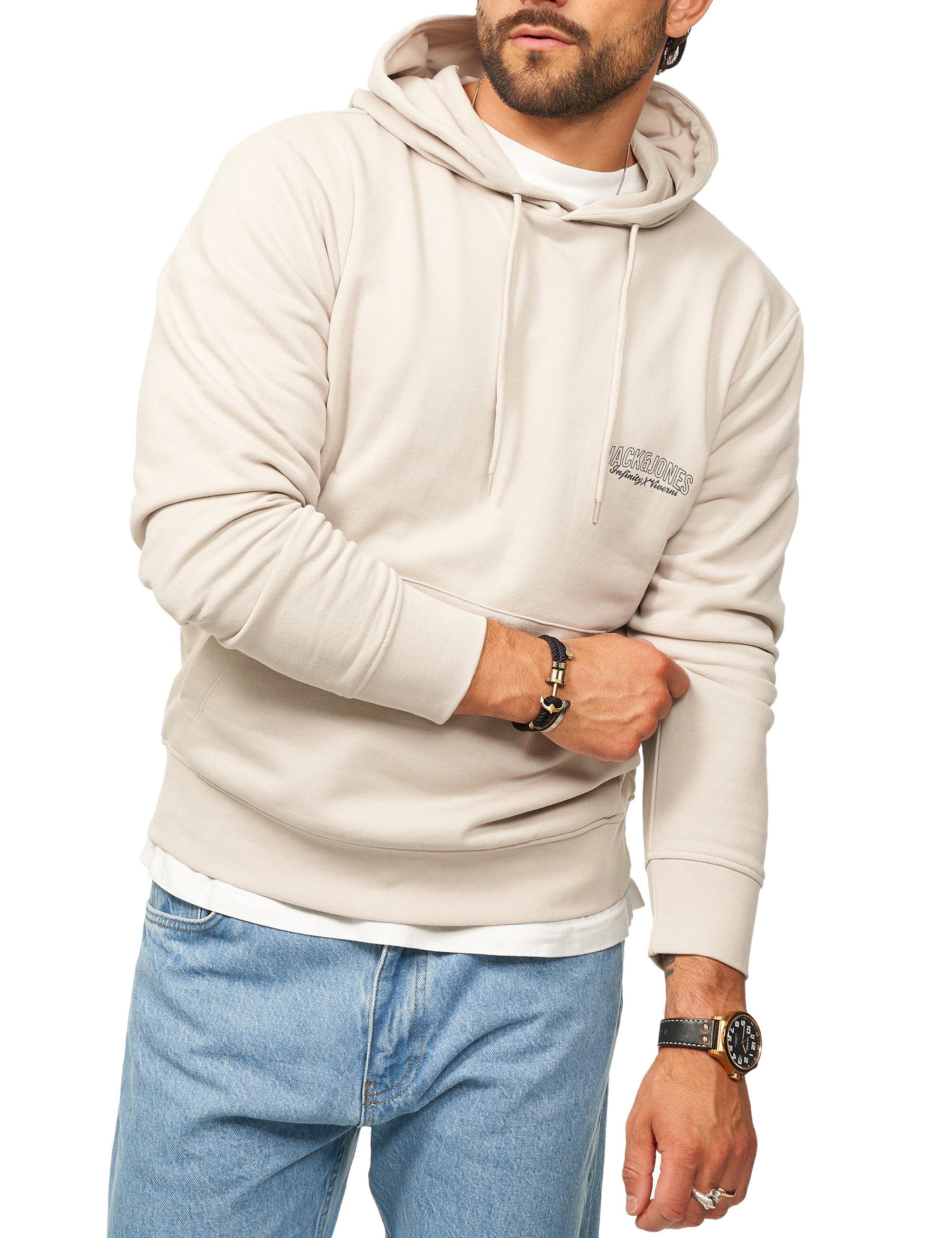 Jack & Jones Hoodie Kapuzenpullover Sweatshirt Kapuzensweatshirt Herren Pul günstig online kaufen