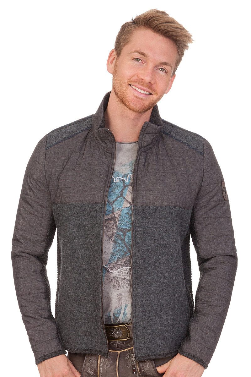 Spieth & Wensky Outdoorjacke Trachtenjacke Herren - MONTREAL - mittelgrau