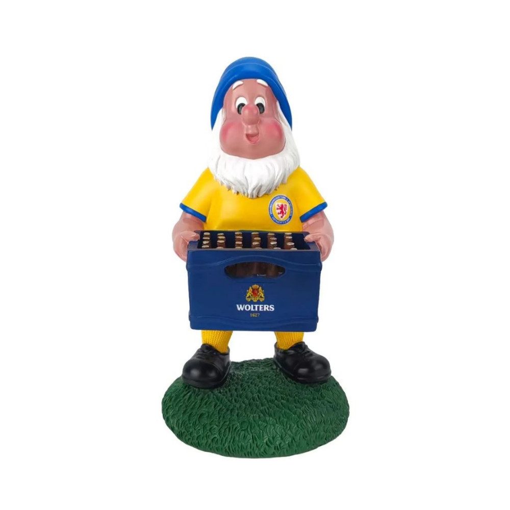 Eintracht Braunschweig Dekofigur Eintracht Braunschweig Gartenzwerg Bierkasten