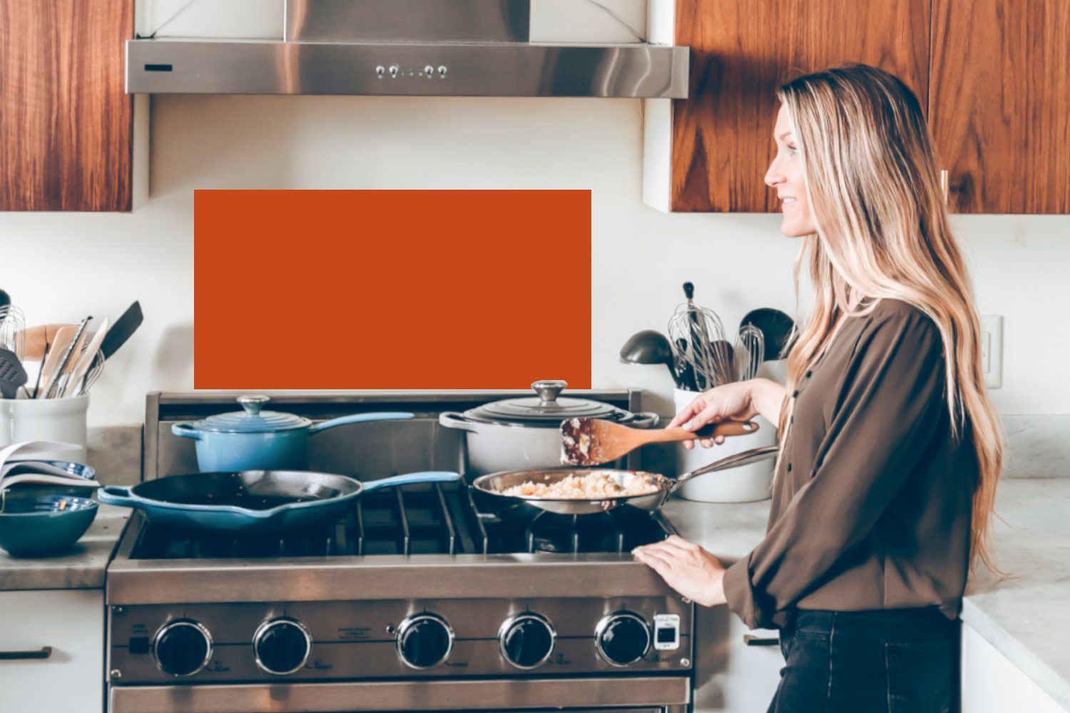 MuchoWow Küchenrückwand Sienna - Erde und für Fett Farben 60x30 gegen (1-tlg), - Wandschutz, Küchen - Schmutzflecken cm, Massiv