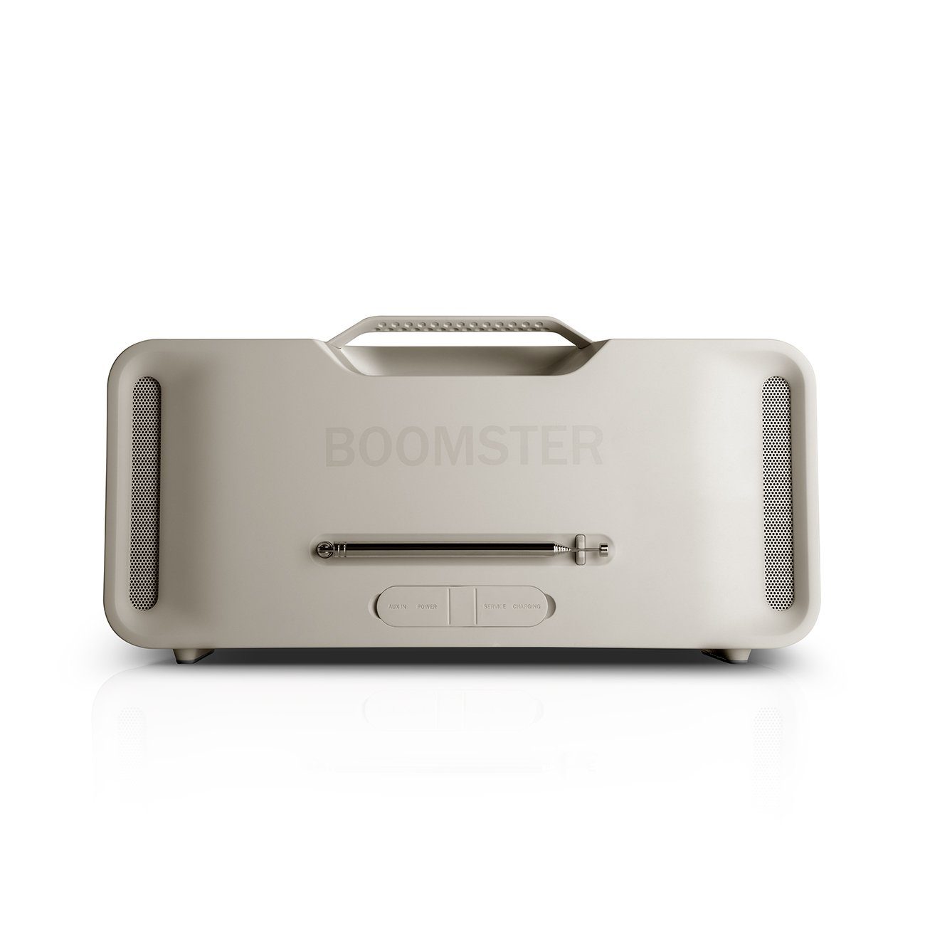 BOOMSTER DAB+, W, Teufel 42 Sand White Wireless IPX5-Norm) Lautsprecher (Bluetooth,