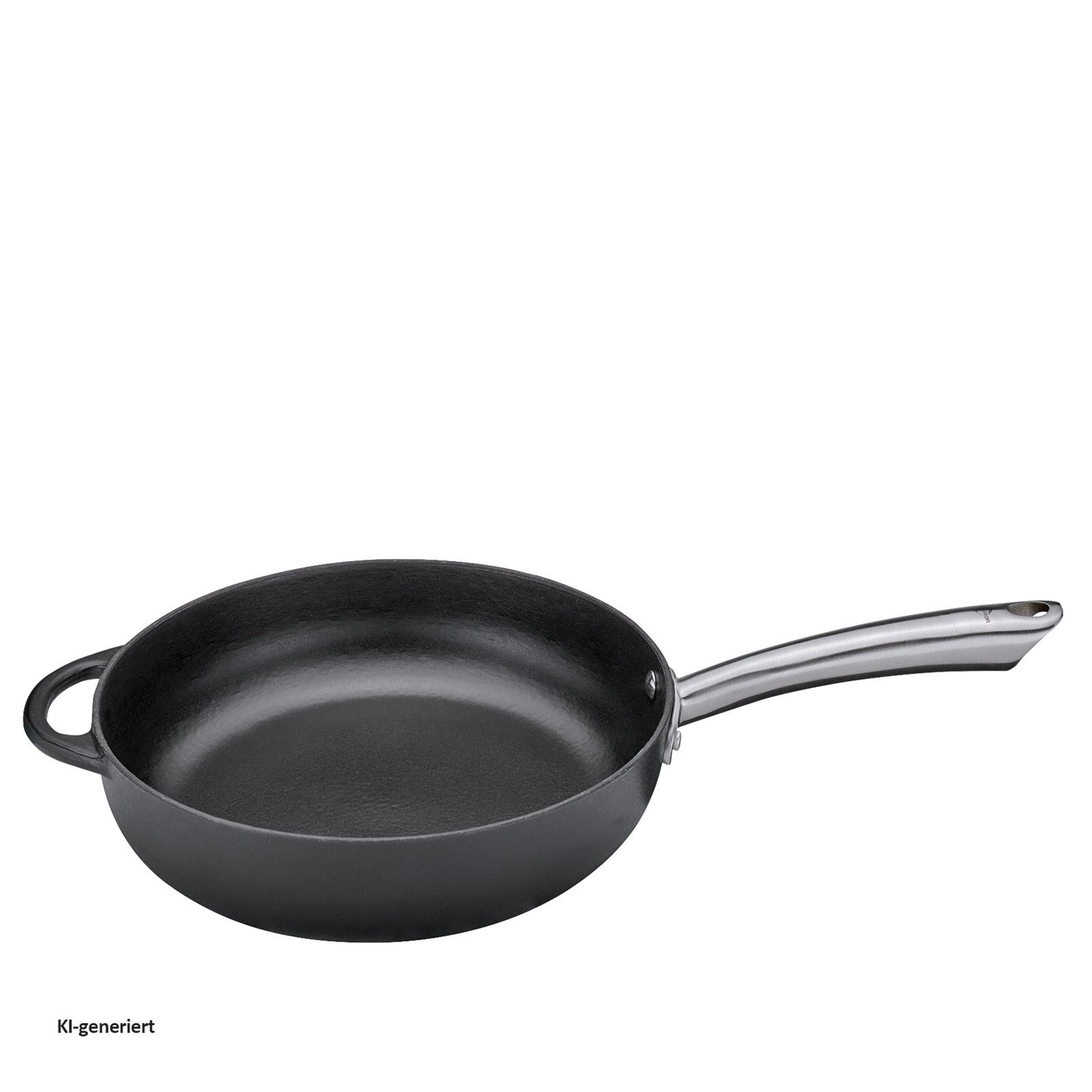 Neuetischkultur Pfannen-Set Bratpfanne hoch PROVENCE, Gusseisen (Stück, 1-tlg., 1 Bratpfanne), Gusspfanne Hochrandpfanne