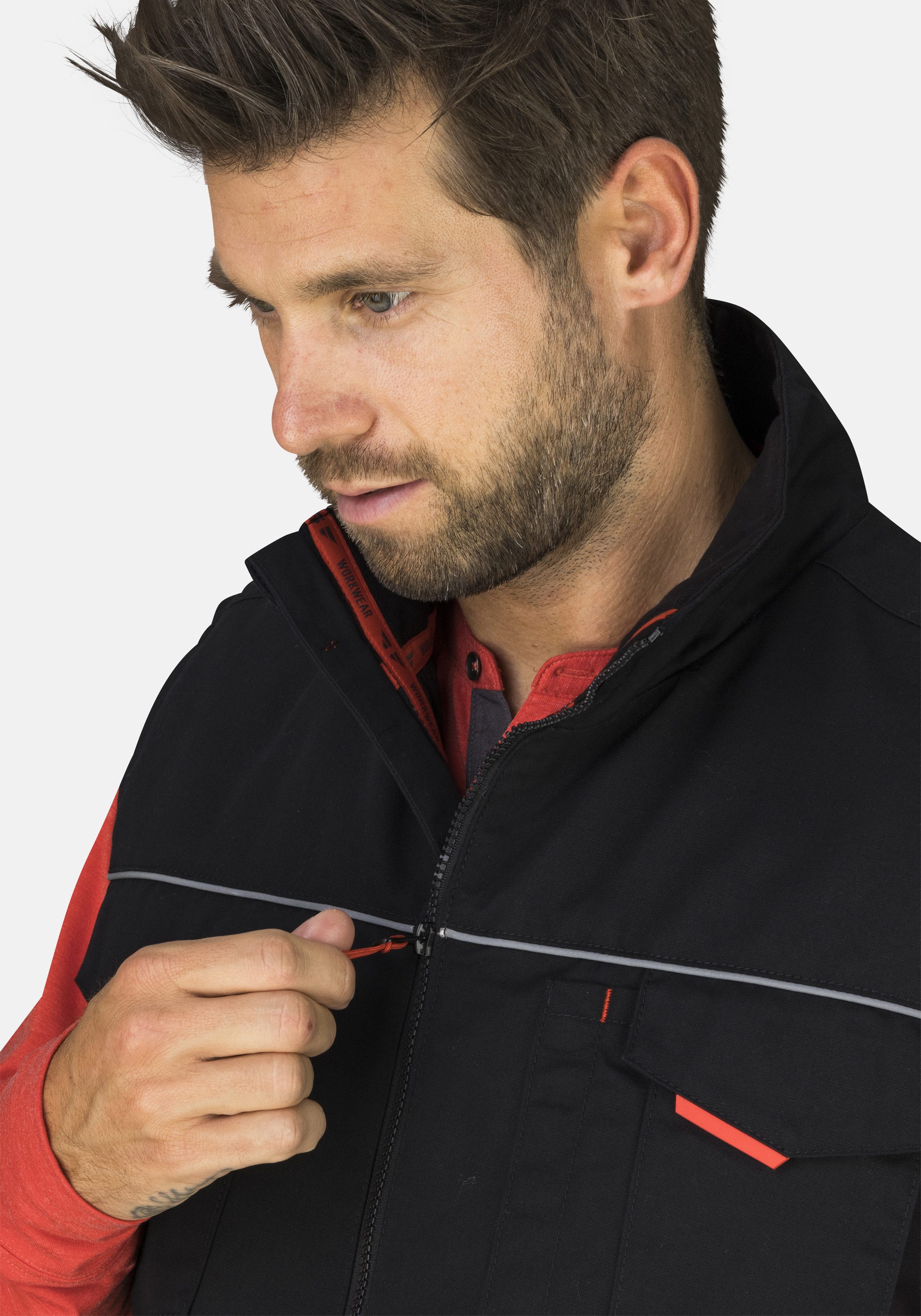 HERO by John Medoox Arbeitsweste Pro Workwear Arbeits-Cargoweste Outdoor Arbeits-Cargoweste Outdoor Funktionsqualitätfür Herren