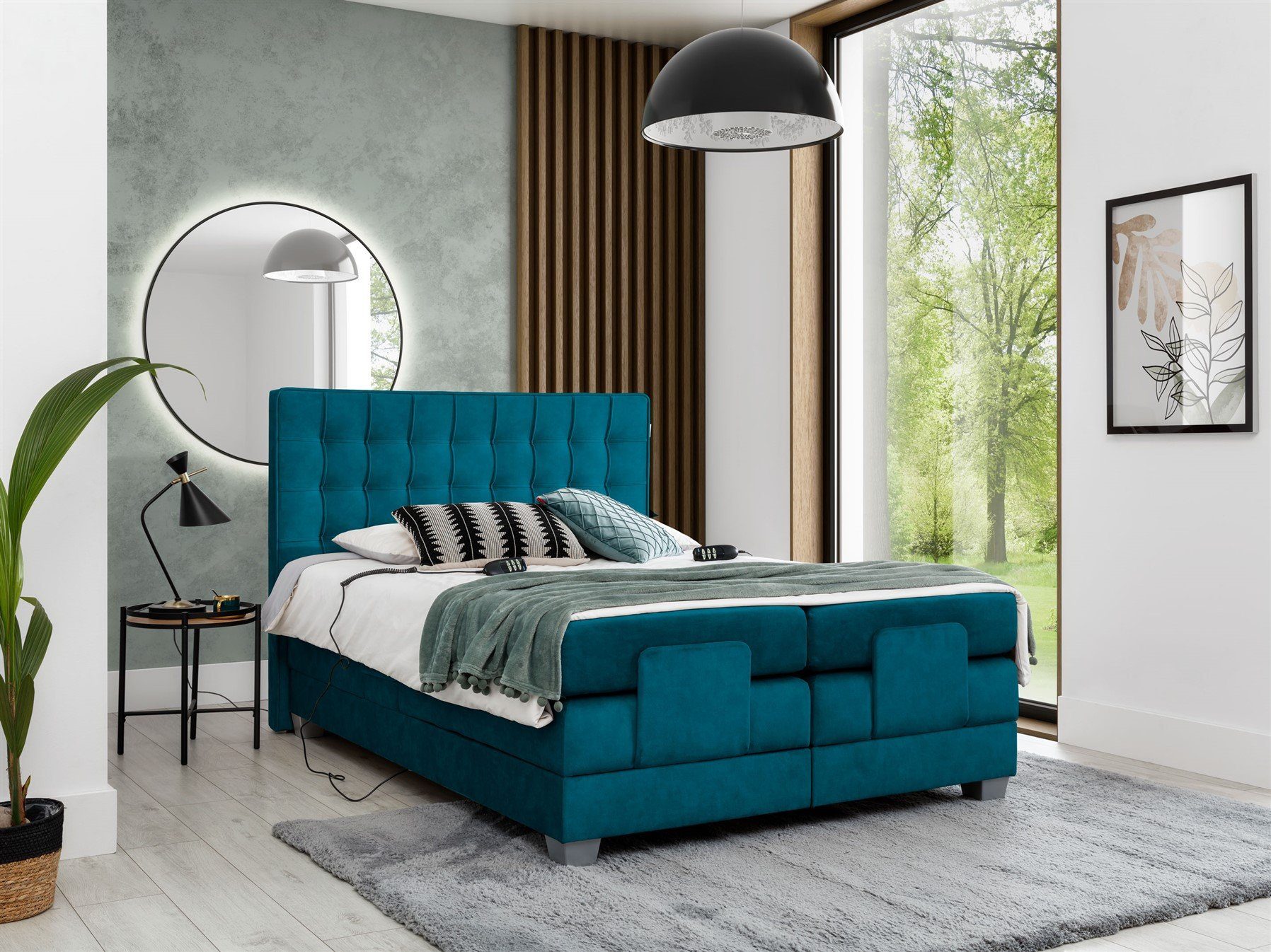 Fun Möbel Boxspringbett Boxspringbett Schlafzimmerbett MAXIMA günstig online kaufen