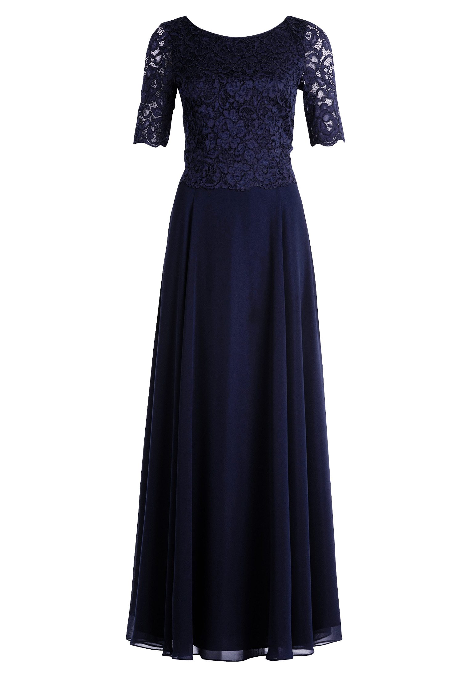 Vera Mont Abendkleid "Damen Abendkleid mit Spitze" Ohne Tasche Spitze günstig online kaufen