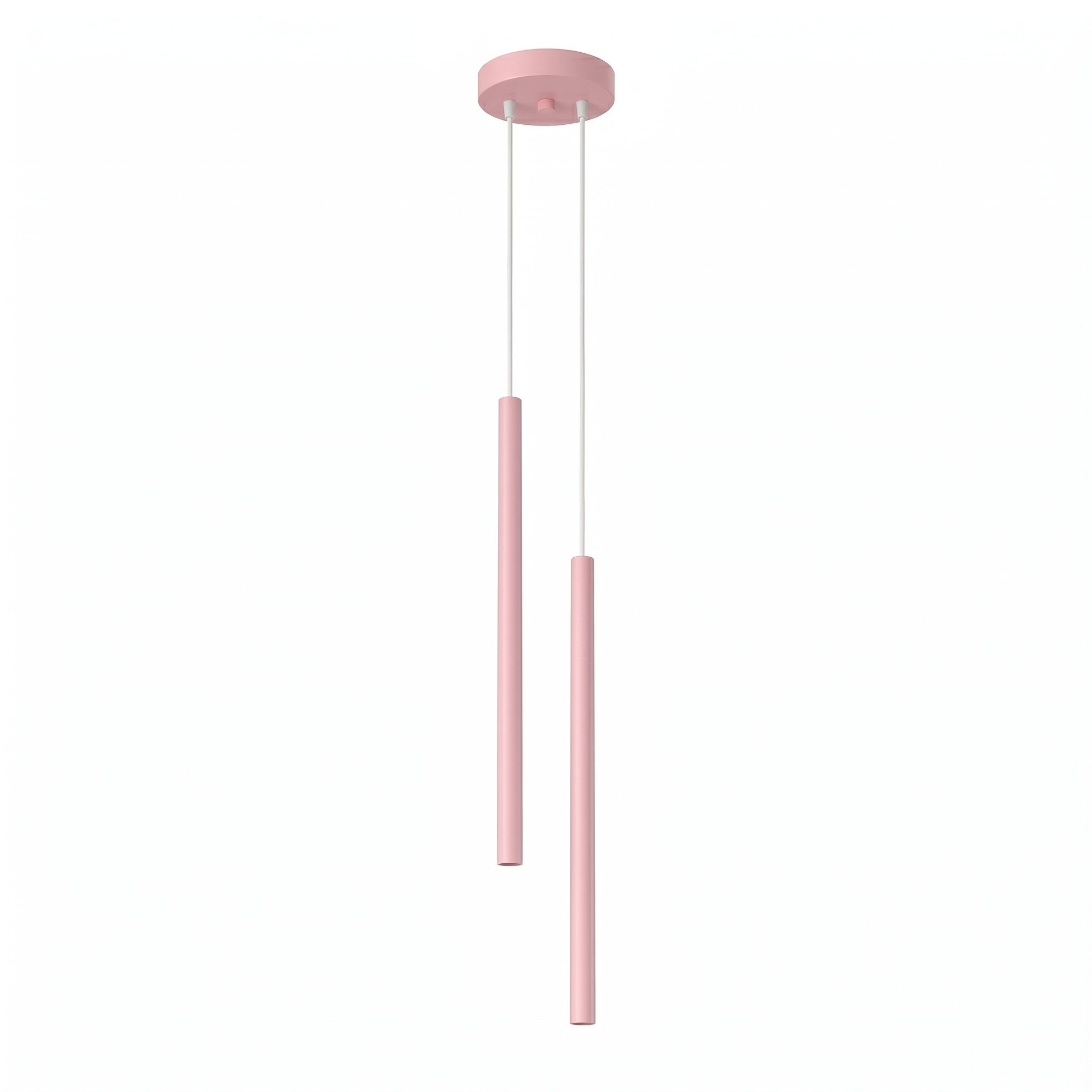 SOLLUX lighting Hängeleuchte Pendelleuchte PASTELO 2 rosa, Nicht enthalten