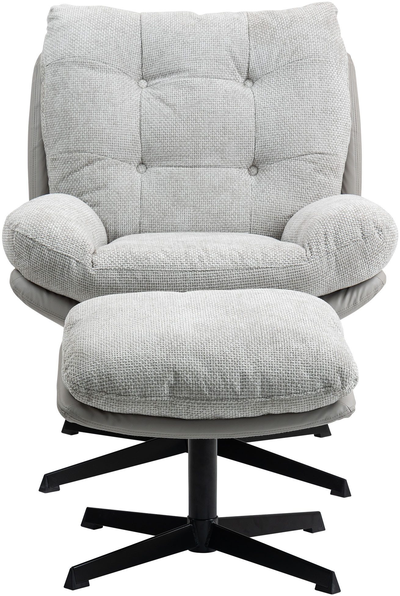 Duo Collection Relaxsessel Tolox mit Hocker, inklusive Wippfunktion