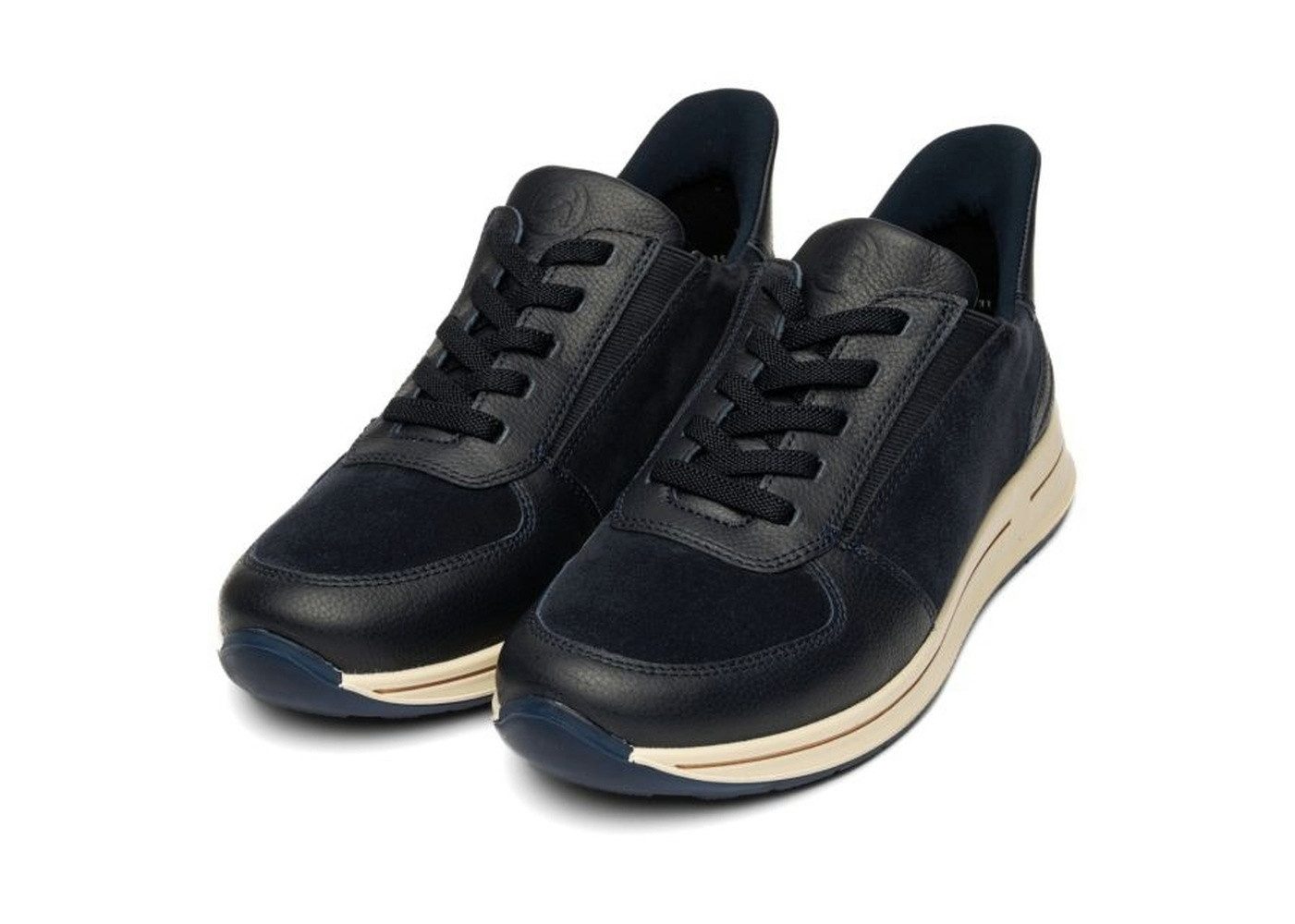 Ara OSAKA Slip-On Sneaker Freizeitschuh, Slipper mit elastischen Schnürsenkeln