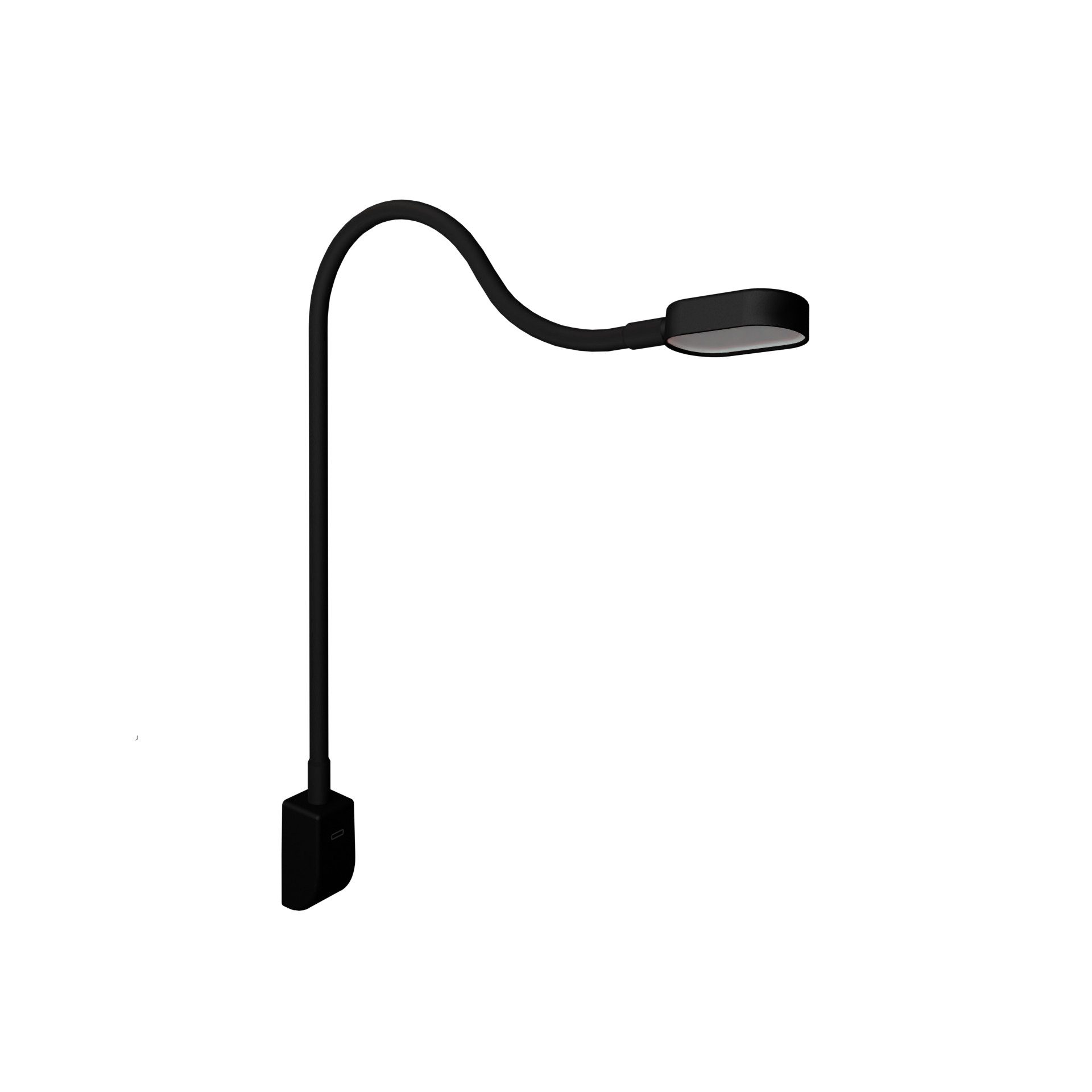 kalb Bettleuchte Ilios LED-Bettleuchte USB-C Wand- & Winkelmontage Flex Arm Dimmbar, Touch-Dimm-Schalter, Warmweiß