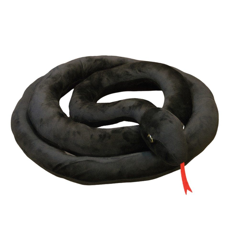 LEAN TOYS Kuscheltier Plüschschlange Schmusetier Kuschelfreund (Spar-Set, 1-St., 110 x 20 x 5 cm weich), 110 cm lang, kuschelweich, CE-geprüft nach EN71
