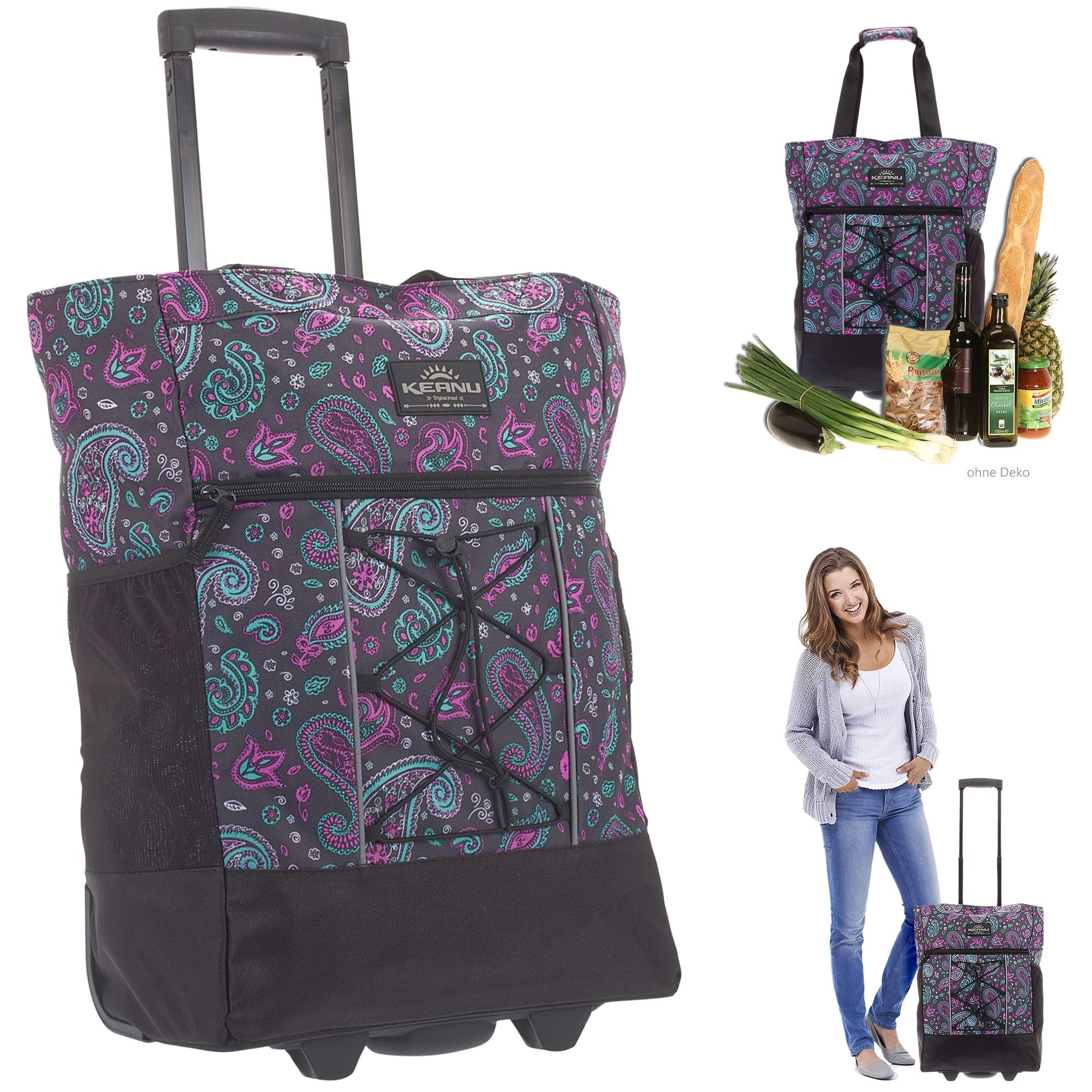 Keanu Bags Einkaufstrolley Shopping Trolley Einkaugfsroller Trinity, Saunat günstig online kaufen