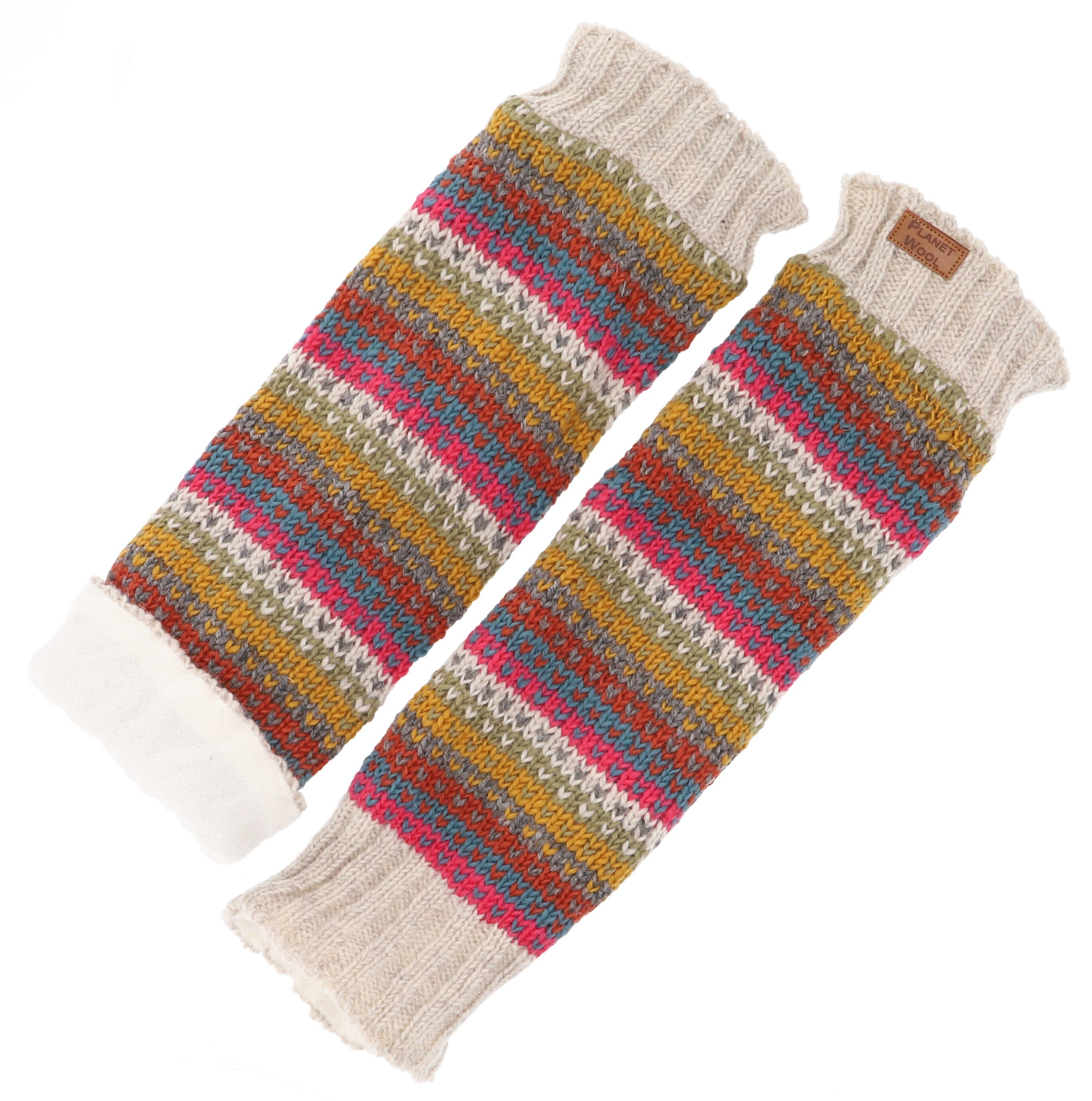 Guru-Shop Haussocken Wollstulpen aus Nepal, Beinstulpen mit Muster -.. günstig online kaufen