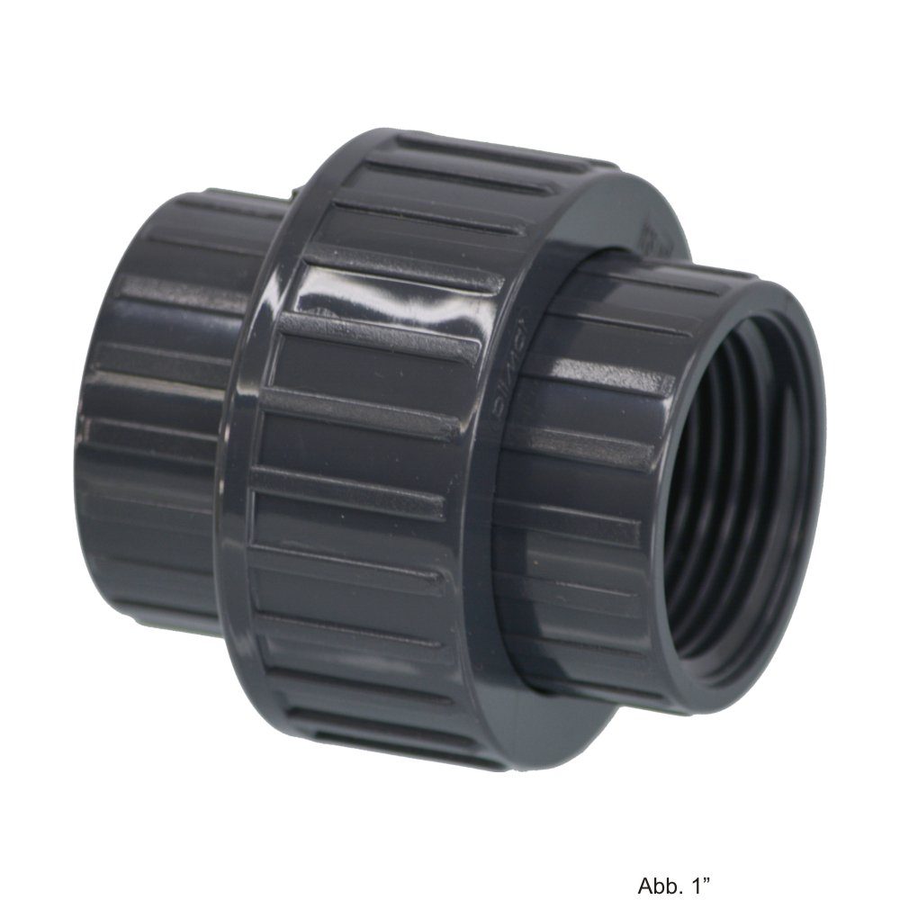 bevo Wasserrohr PVC-U Verschraubung, Anschluss: Innengewinde 10 bar, 3/4"
