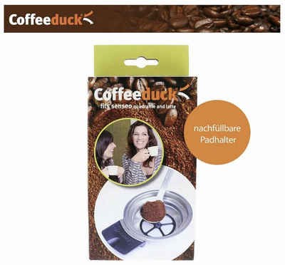 Coffeeduck Wiederbefüllbare Kaffeepads ohmtronixx Permanent Kaffeefilter nachfüllbar, Kaffeepadmaschinen