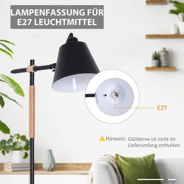 HOMCOM Stehlampe, E27 bis 40 W (nicht im Lieferumfang enthalten)