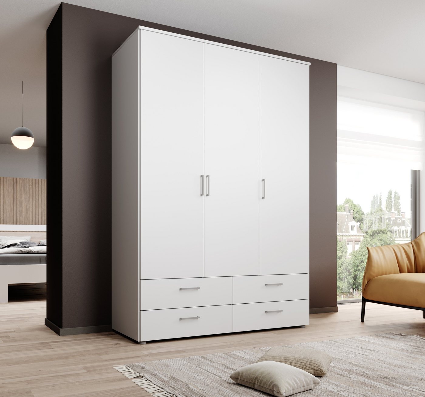 Pol-Power Kleiderschrank 137,8 x 198,6 x 48 cm (B/H/T)
