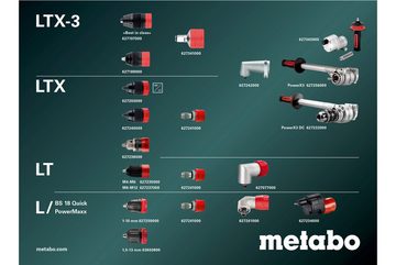 metabo Akku-Bohrschrauber PowerMaxx BS 12 BL Q, 12 V, 2 x 4 Ah LiHD in metaBOX 118