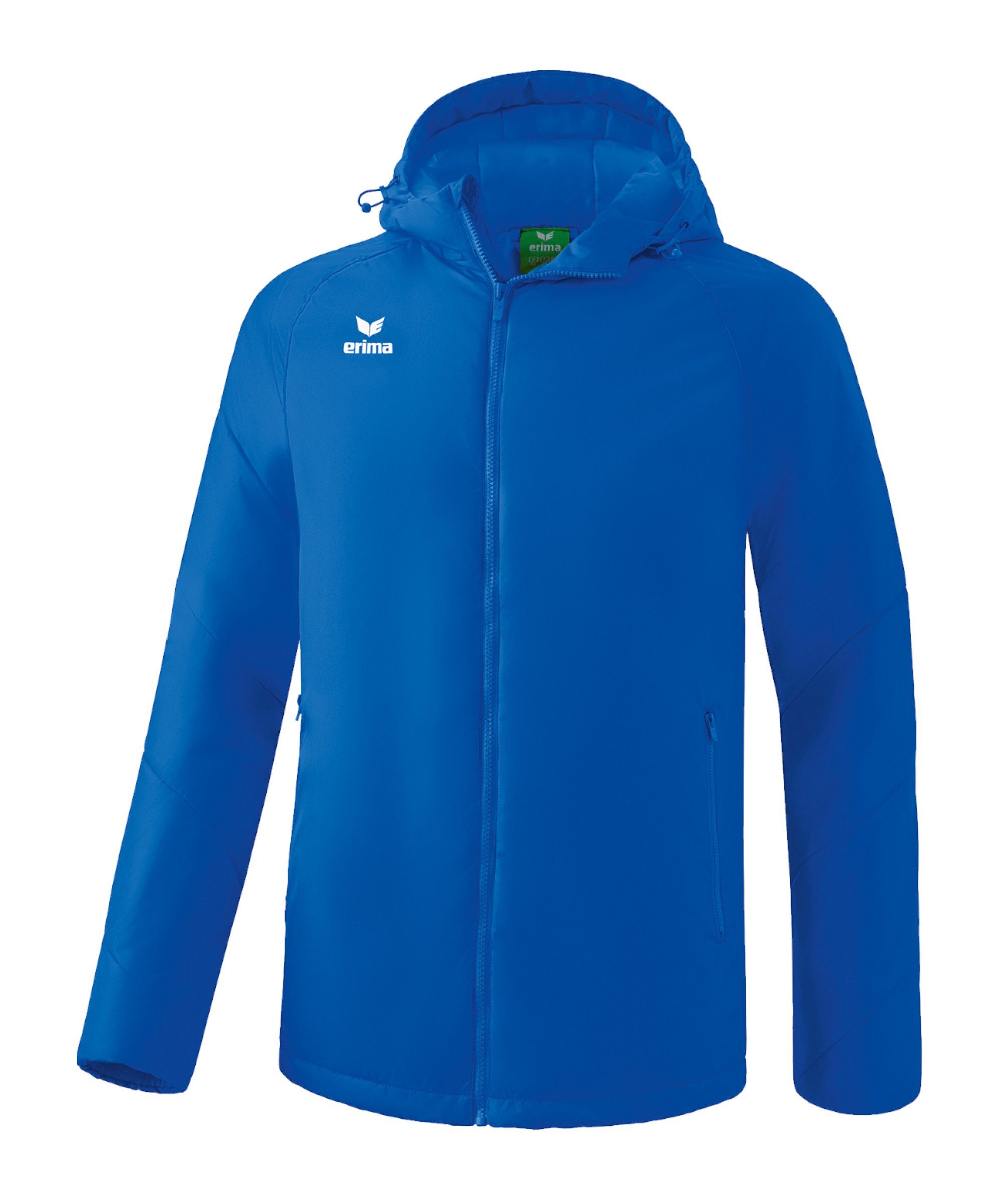 Erima Stadionjacke Team Winterjacke Dunkel blauweiss