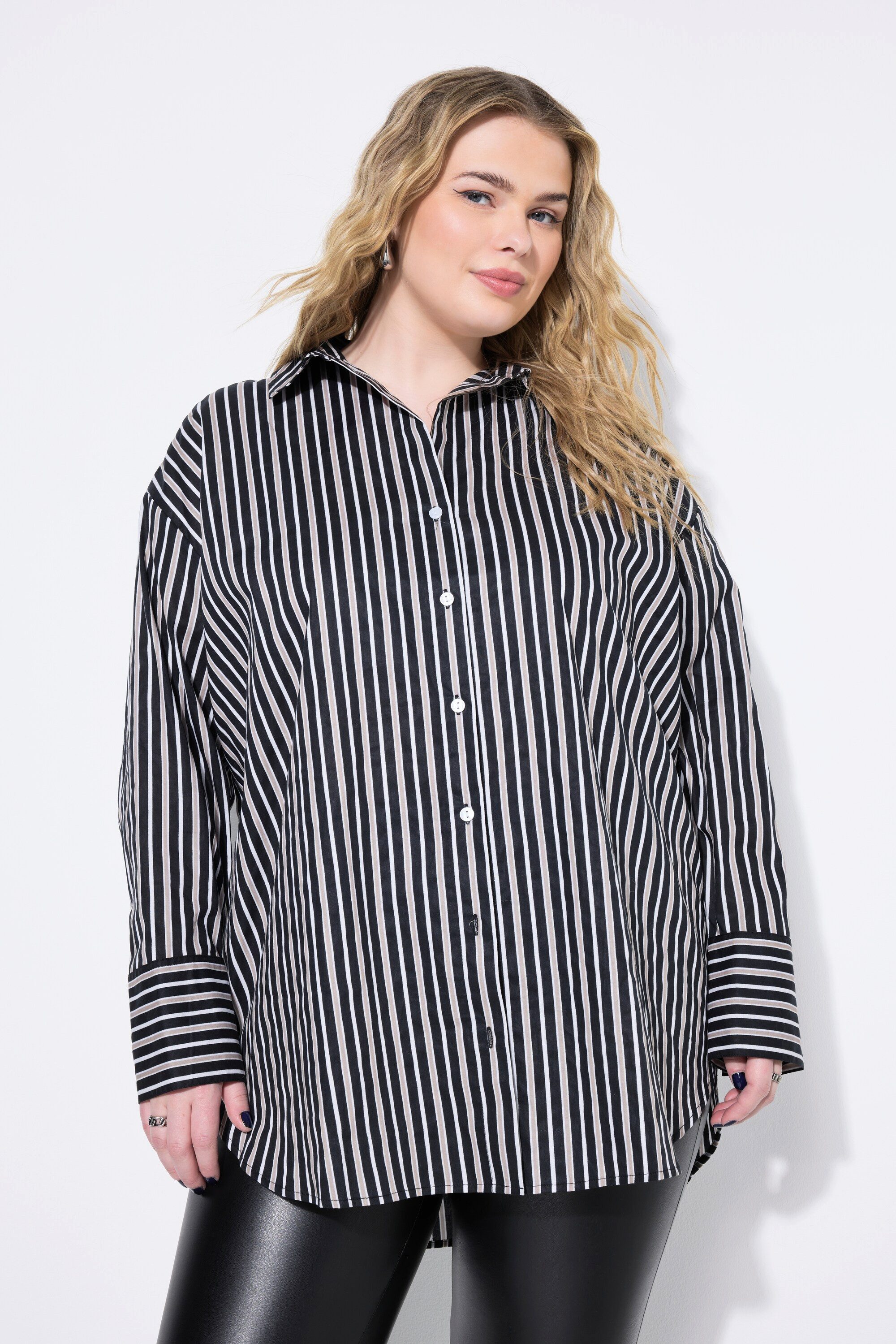 Studio Untold Hemdbluse Hemdbluse oversized Streifen günstig online kaufen