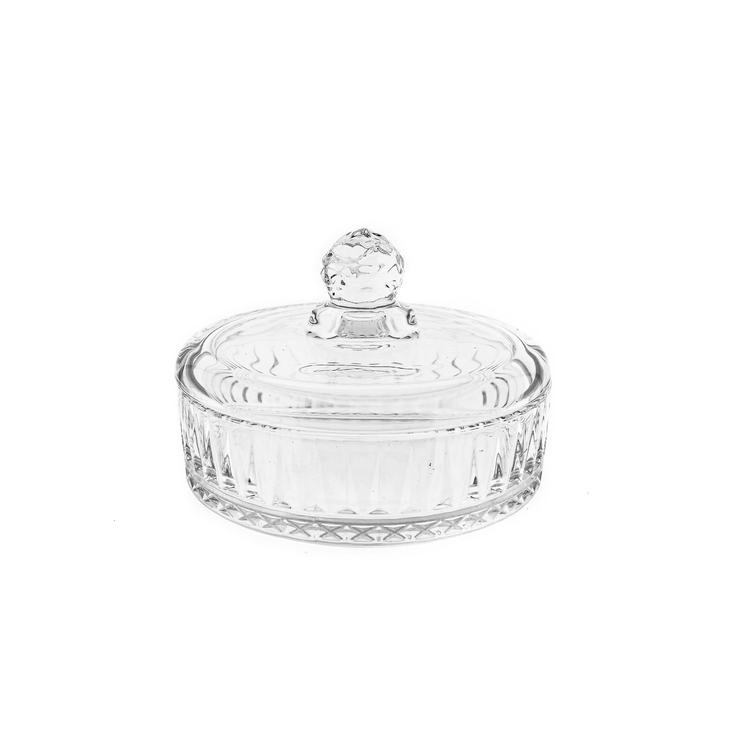 Almina Schale 5-stöckig, mit Deckel - Patisserie mit elegantem Riffle-Design, (1-tlg)