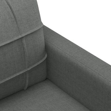 vidaXL Sofa Sofasessel Couch Dunkelgrau 60 cm Stoff