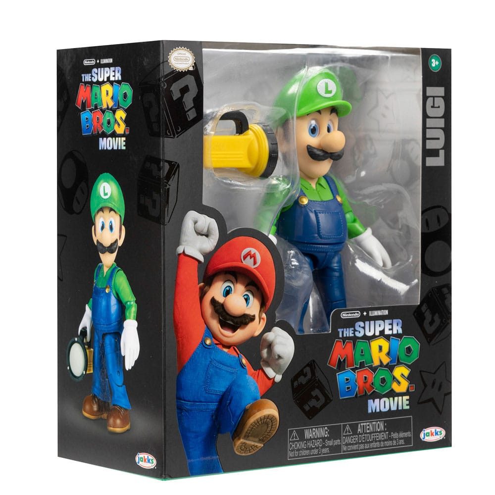 Jakks Pacific Actionfigur Der Super Mario Bros. Film Luigi 13 cm