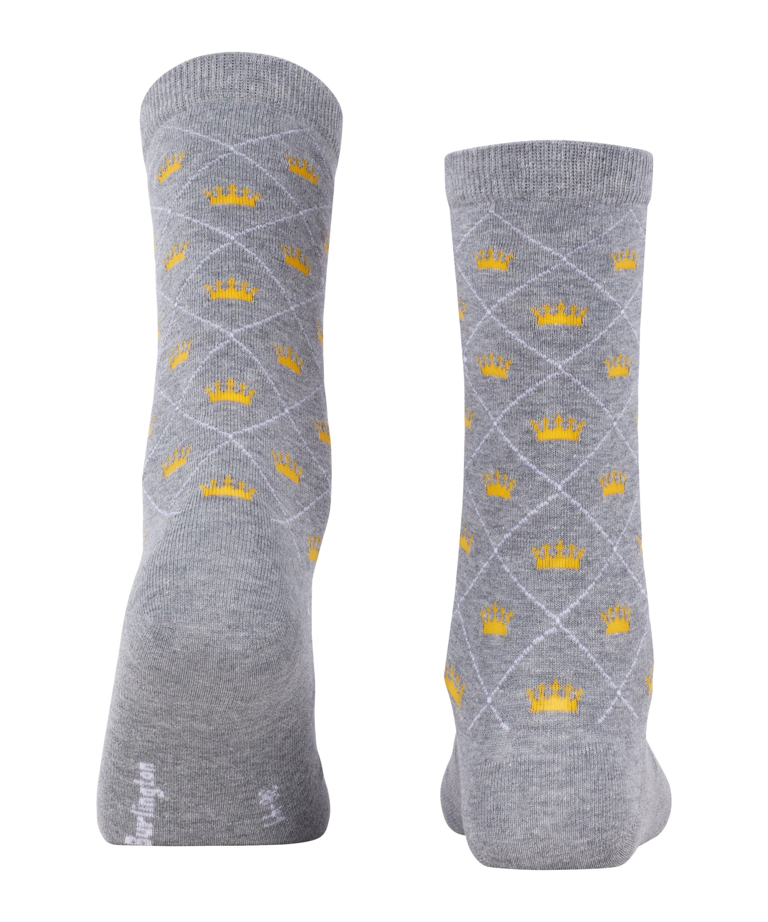 Crown grey (1-Paar) (3400) Burlington light Socken