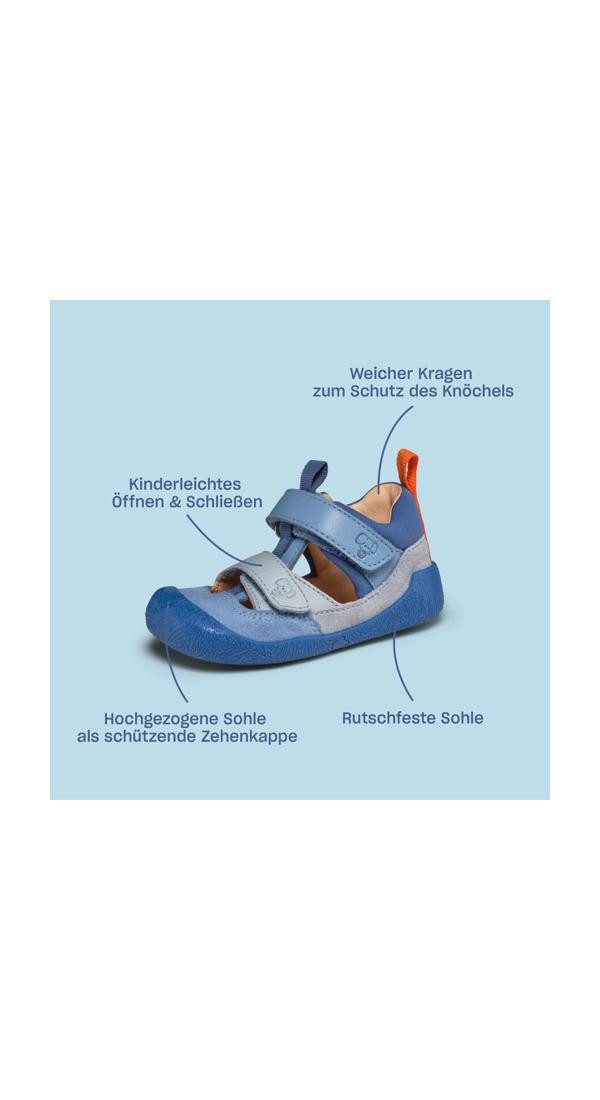Affenzahn Leder Freely Sandale aus echtem Leder